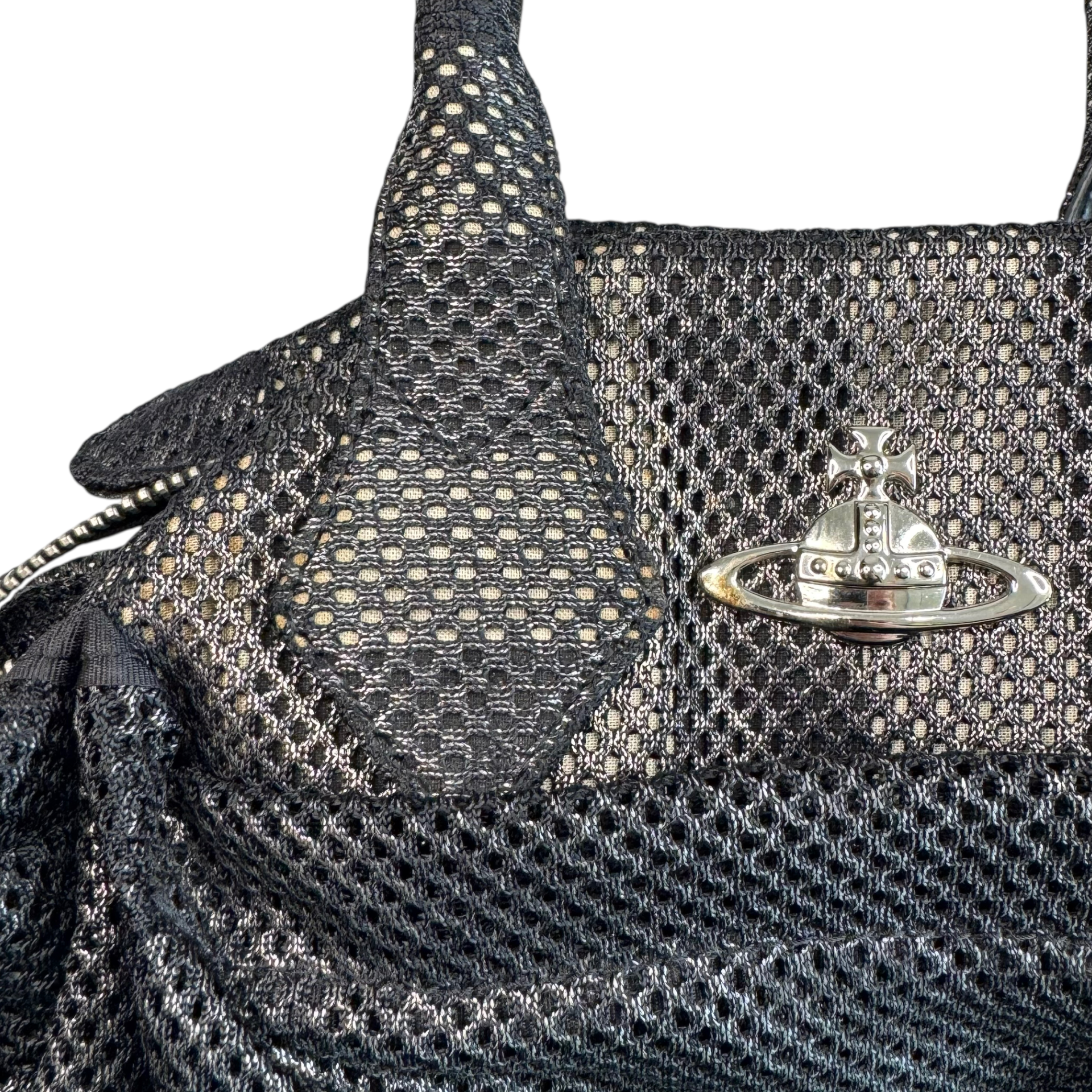VIVIENNE WESTWOOD PERFORATED BOWLING BAG
