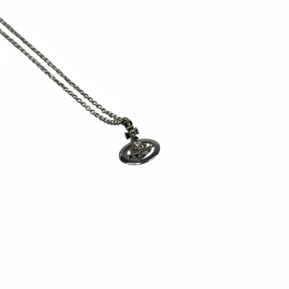 VIVIENNE WESTWOOD PETITE SLANTED ORB NECKLACE