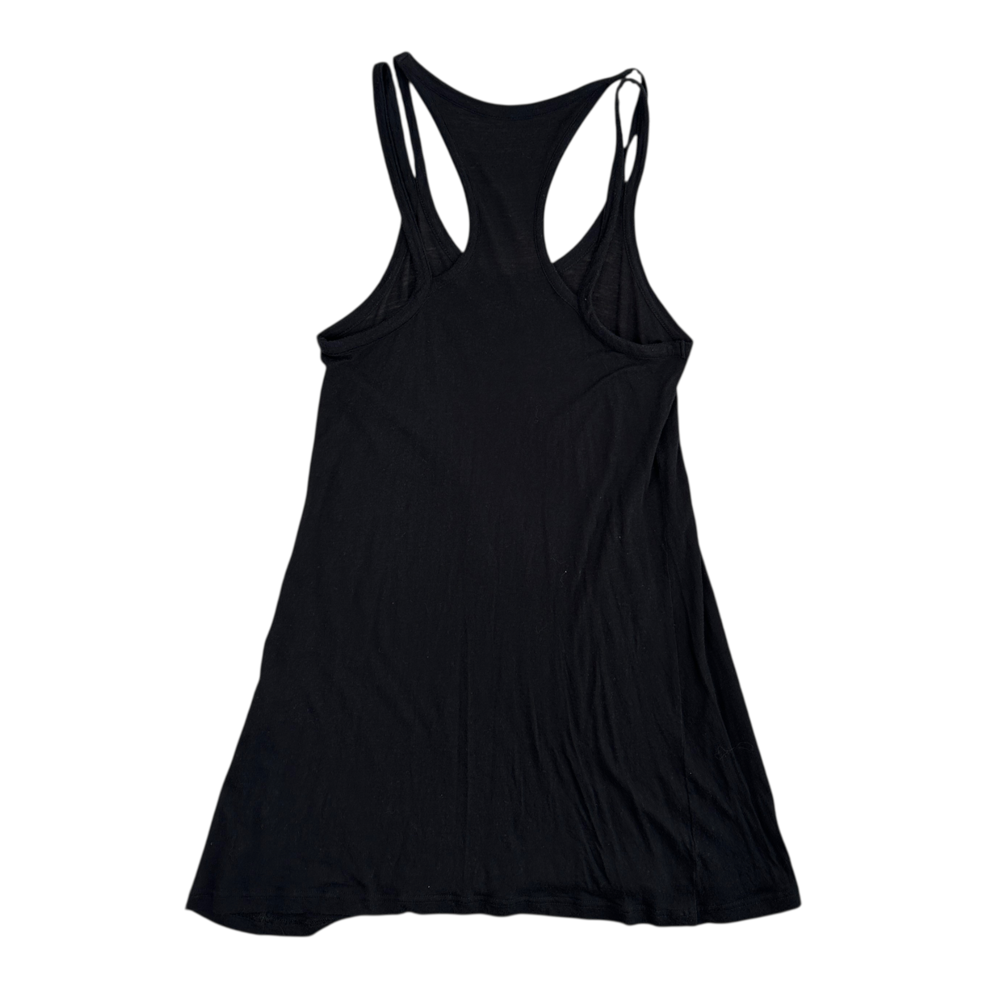 (2) Y'S YOHJI YAMAMOTO DOUBLE STRAP TANK DRESS - BLACK