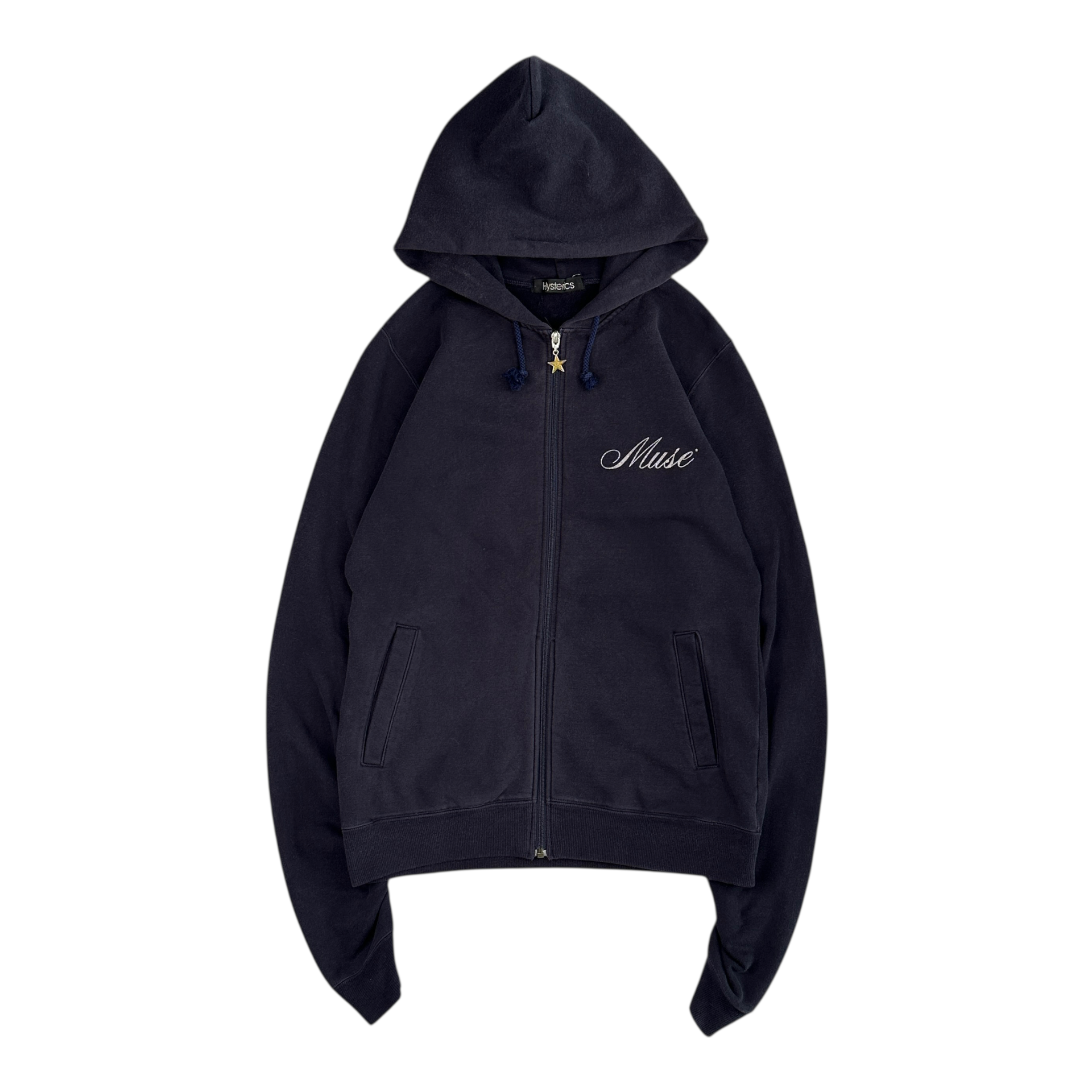 HYSTERIC GLAMOUR HYSTERICS "MUSE" HOODIE - NAVY