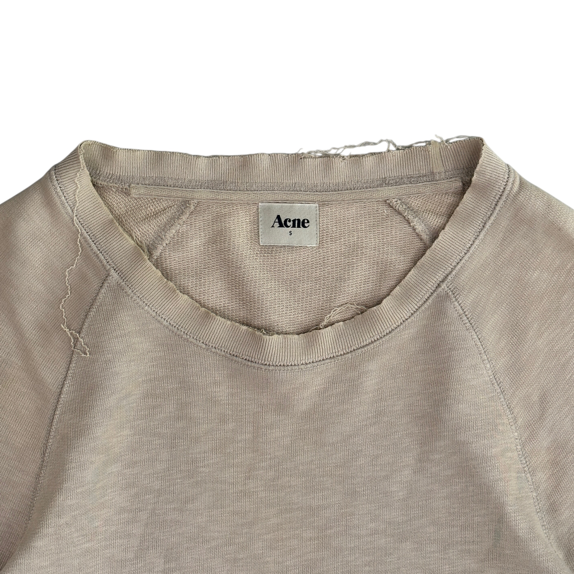 (S) ACNE STUDIOS SS11 COLLEGE CUT CREWNECK