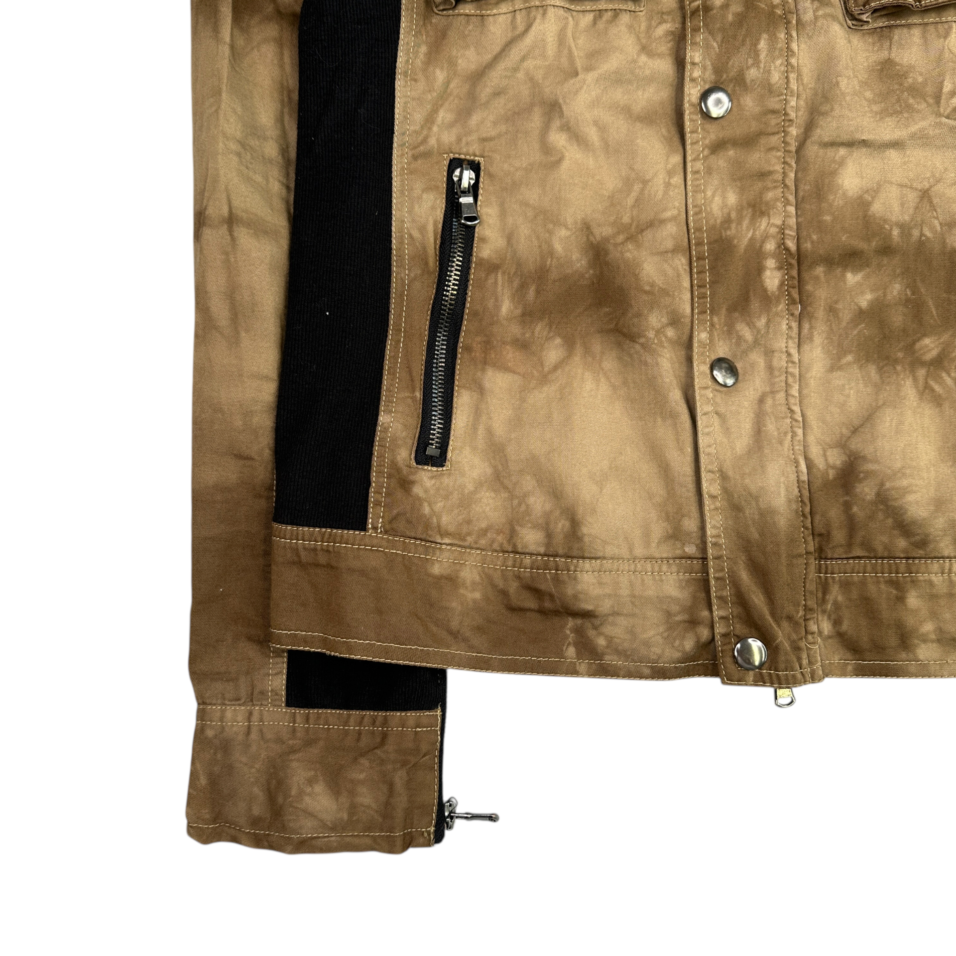 (M) SEMANTIC DESIGN MULTI-POCKET JACKET - BROWN