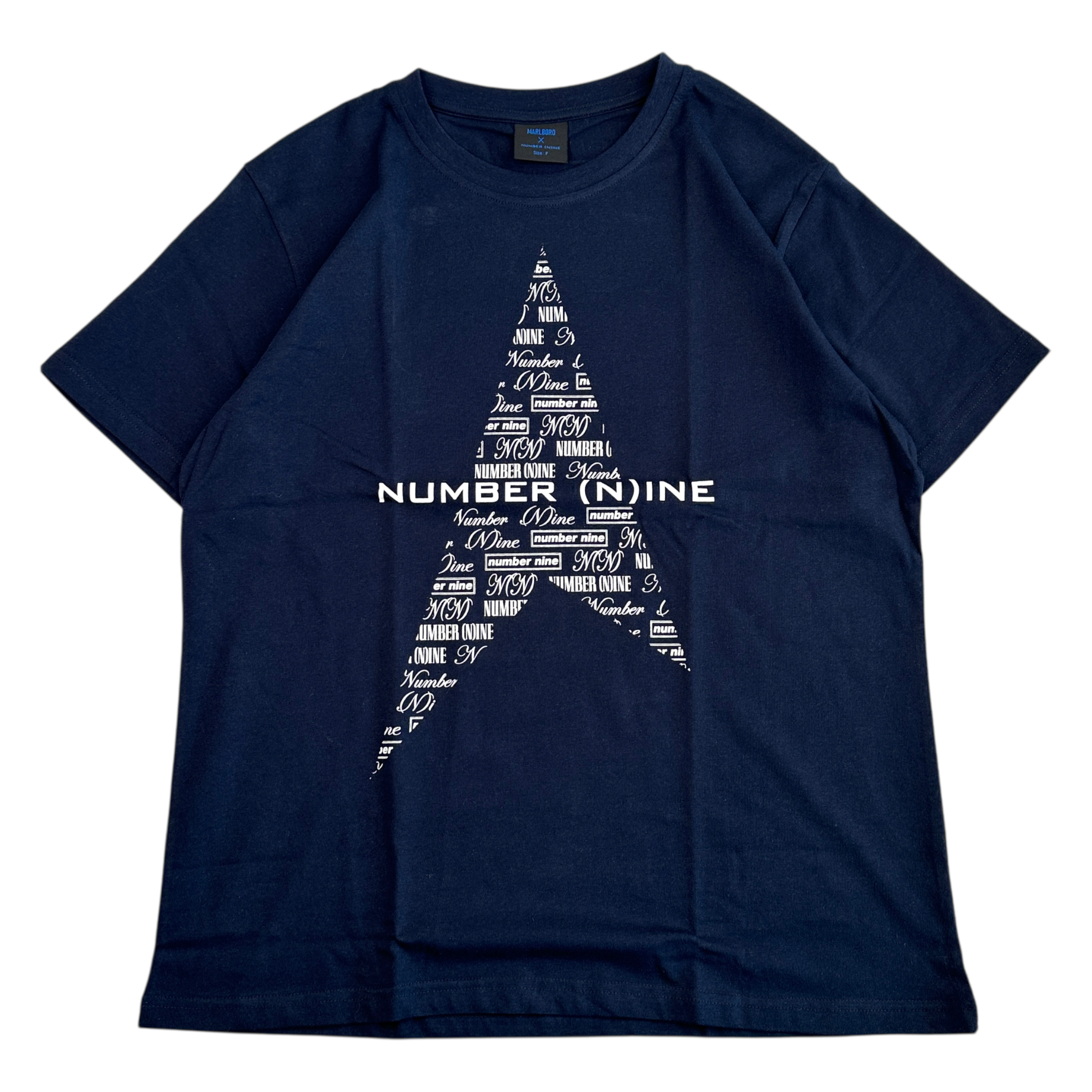 NUMBER (N)INE X MARLBORO T-SHIRT - NAVY
