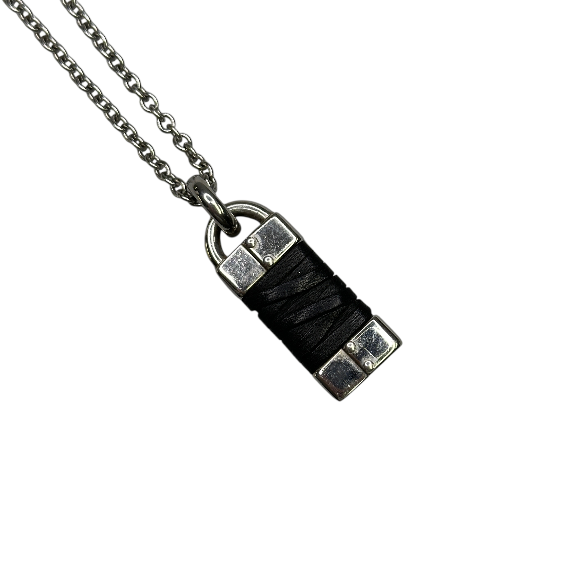 DIESEL STEEL PENDANT NECKLACE