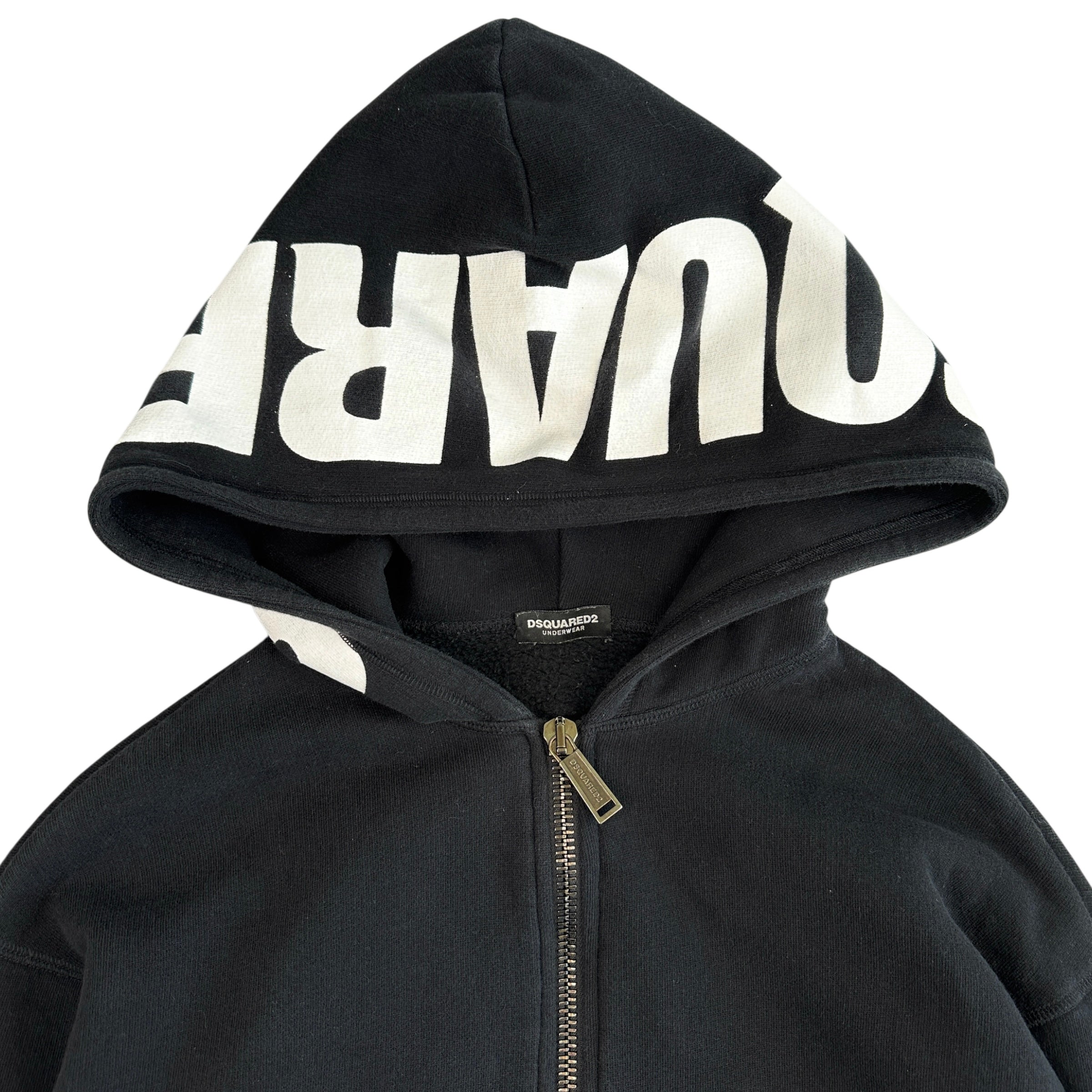 (S) DSQUARED2 HOODIE - BLACK