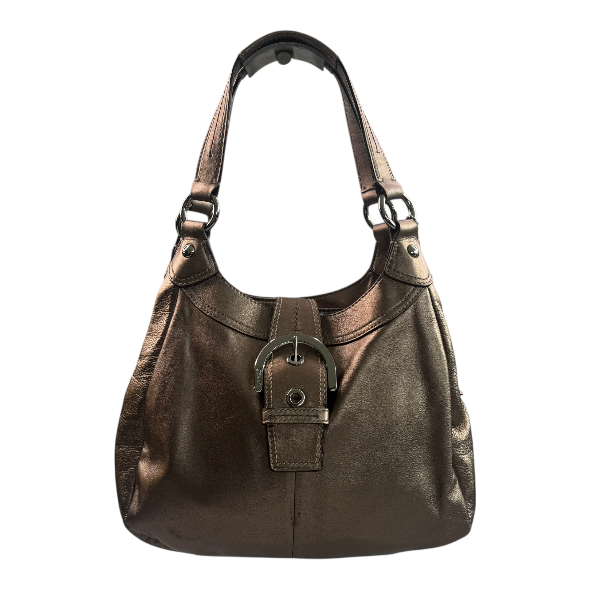 COACH LEATHER SOHO BAG - BRONZE