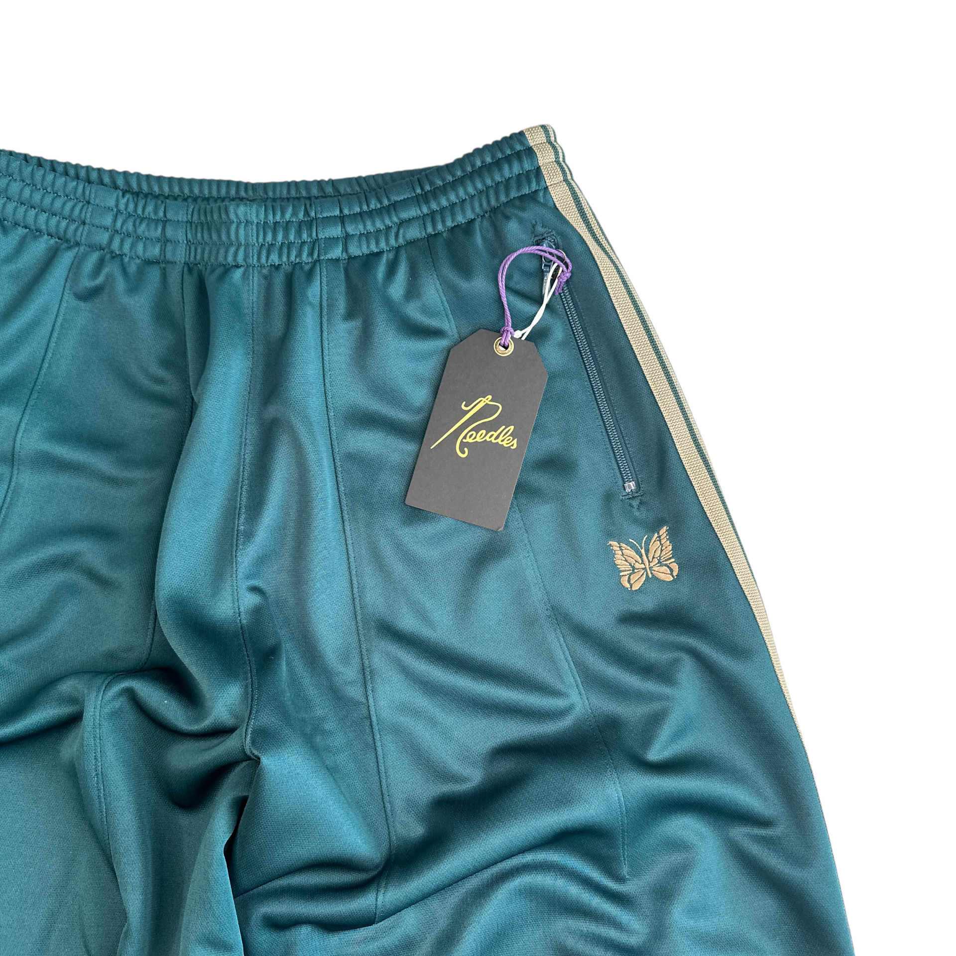 (NEW) NEEDLES H.D. TRACK PANTS - AQUA GREEN