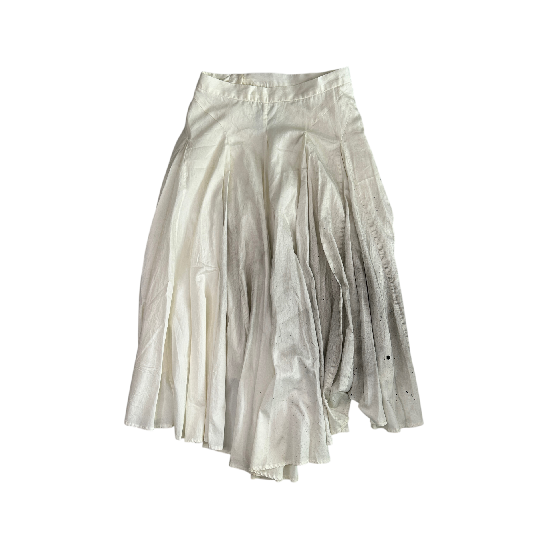 (36) MAISON MIHARA YASUHIRO SKIRT - WHITE