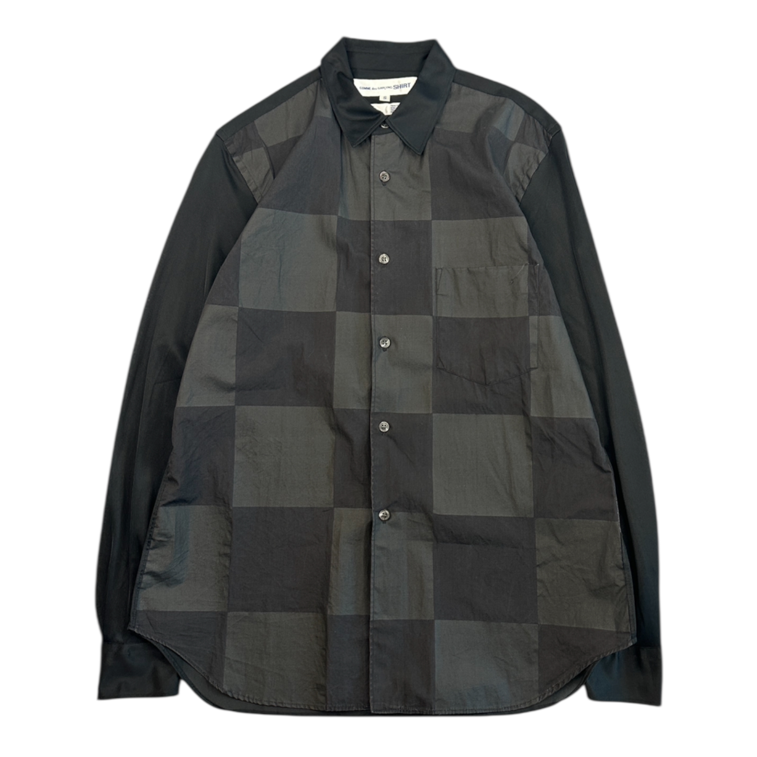 (S) COMME DES GARCONS SHIRT LONG SLEEVE SHIRT - BLACK (W1005)