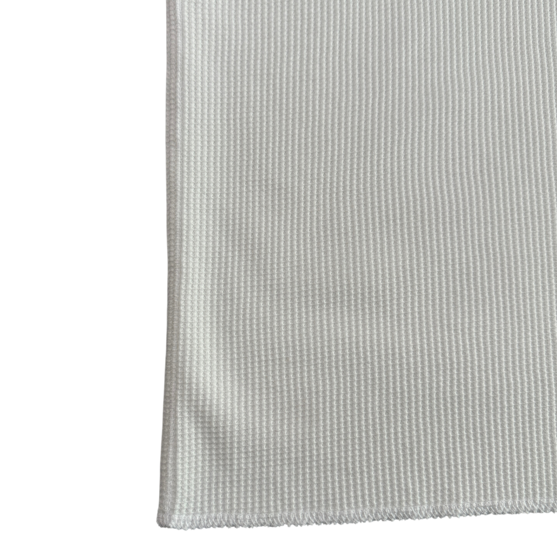 (NEW) AVIREX WAFFLE HENLEY SHORT SLEEVE TOP - WHITE