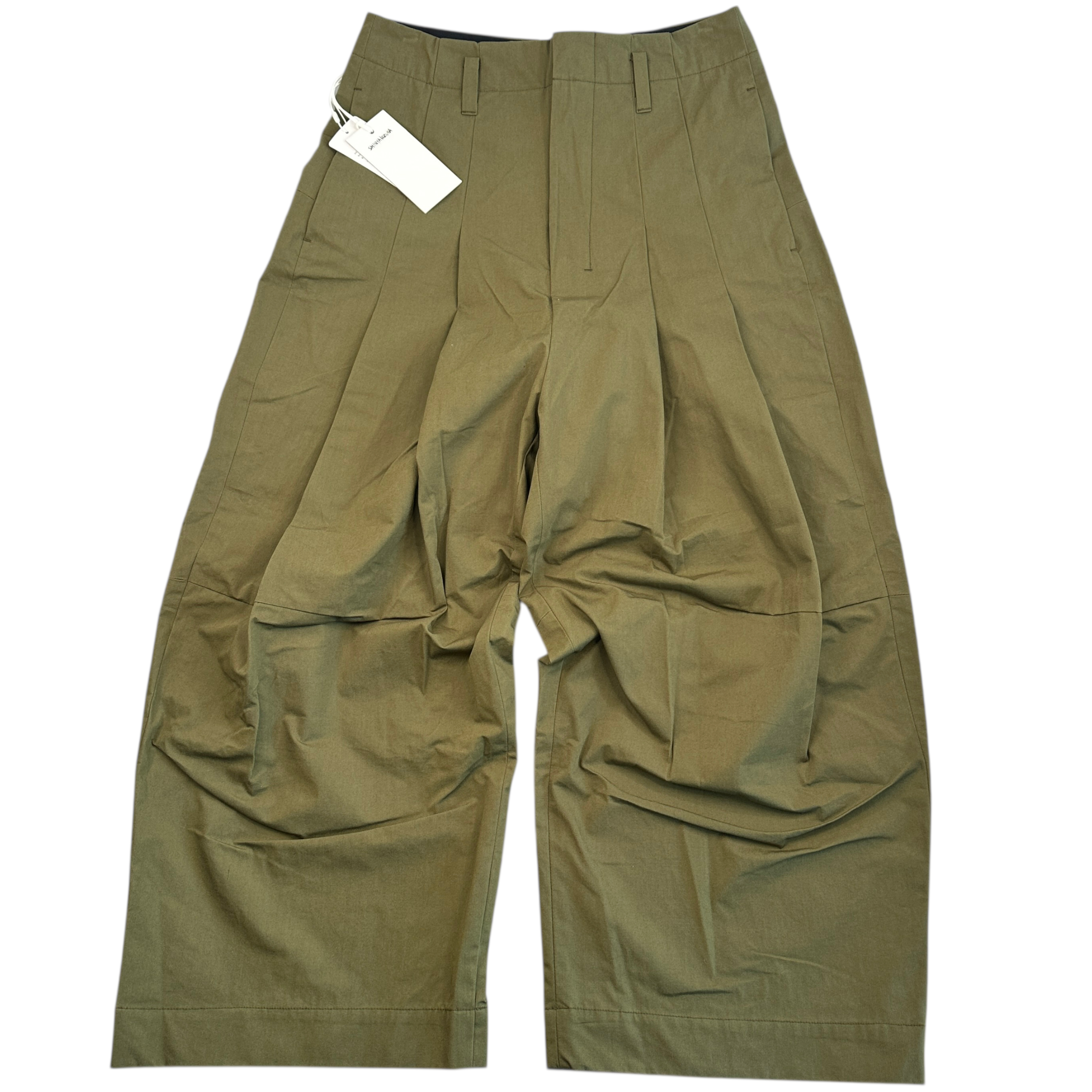 (NEW) (S) SHINYA KOZUKA STUDIOUS EXCLUSIVE BAGGY PANTS - OLIVE