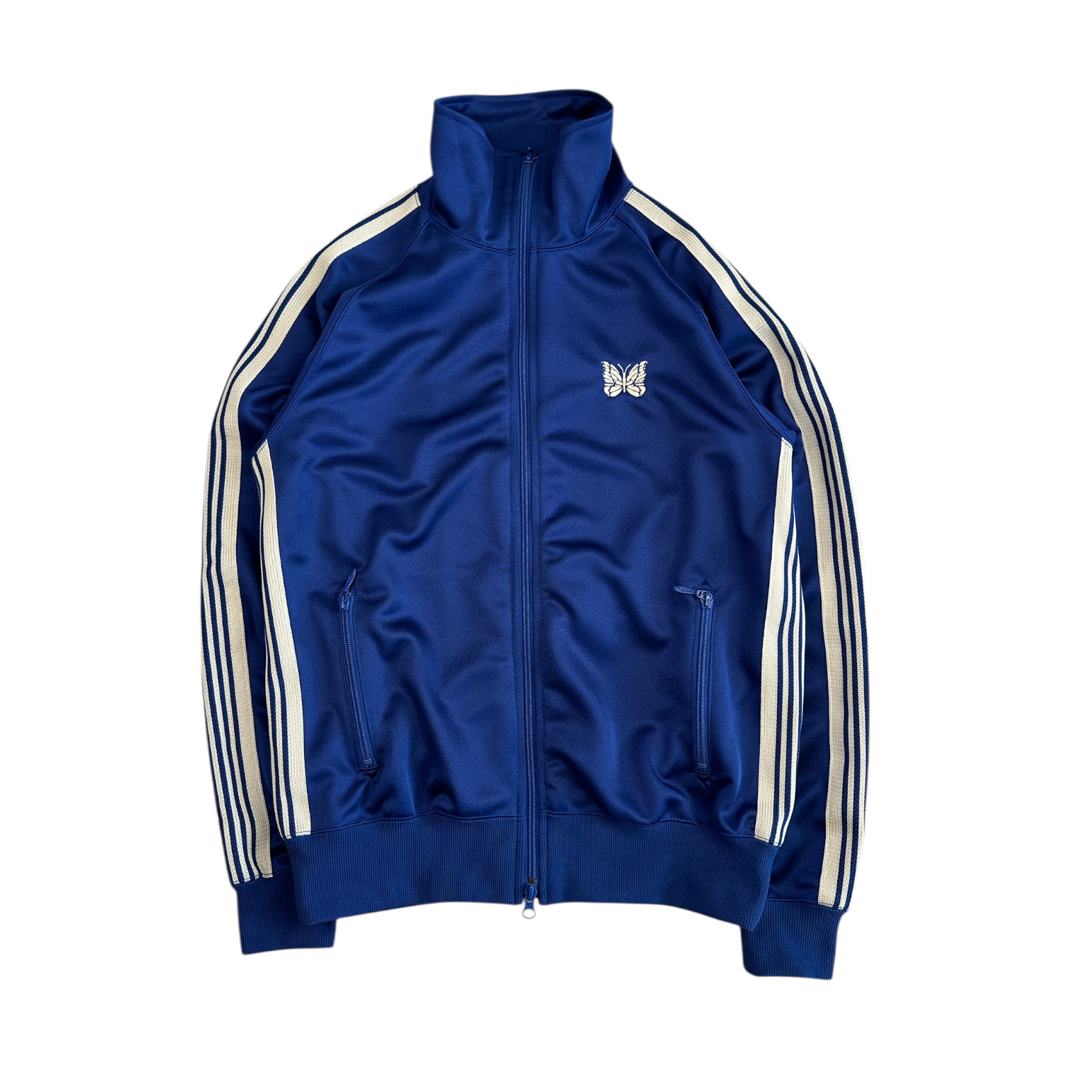 (NEW) NEEDLES POLY SMOOTH TRACK JACKET - ROYAL BLUE