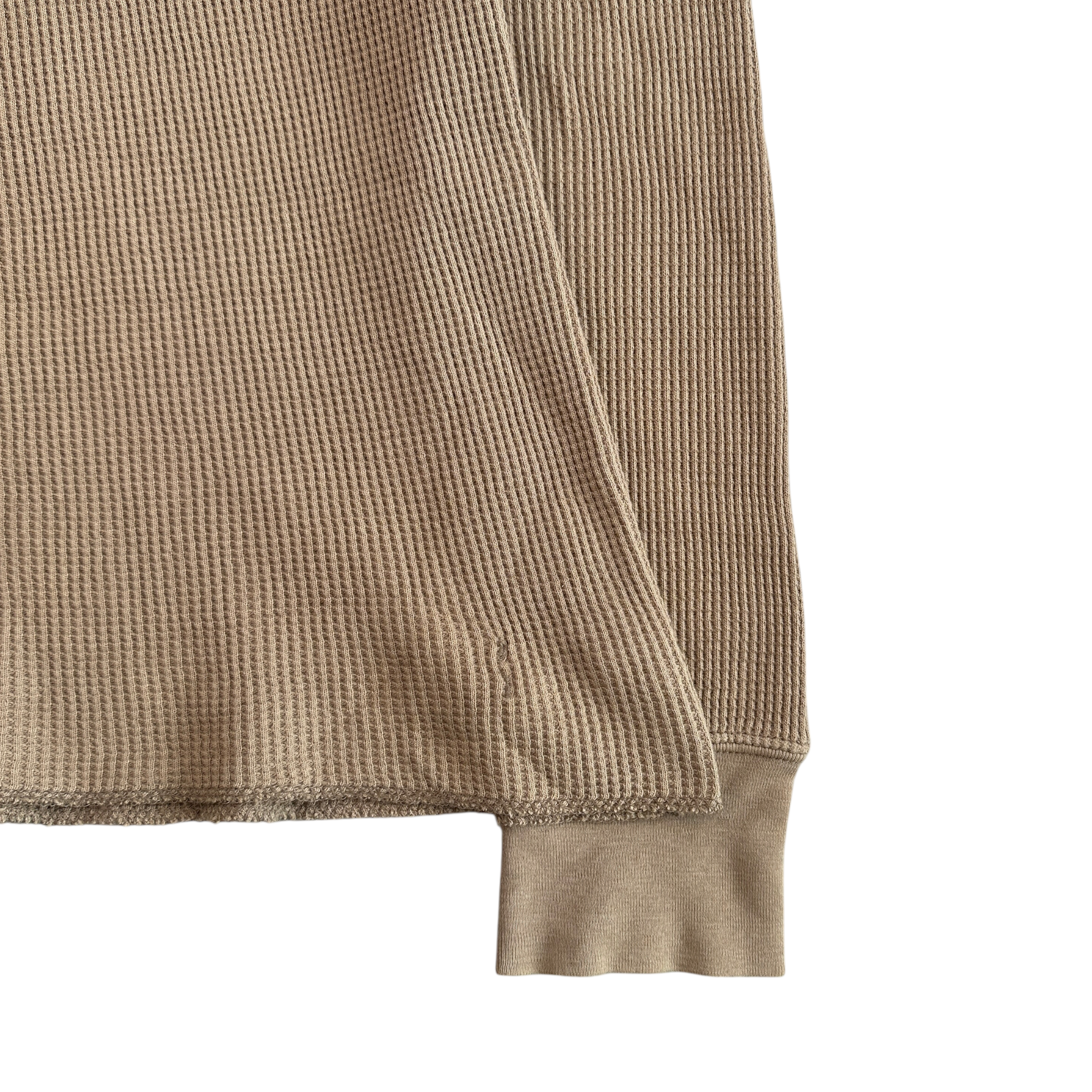 (2) NUMBER(N)INE WAFFLE LONG SLEEVE - BEIGE