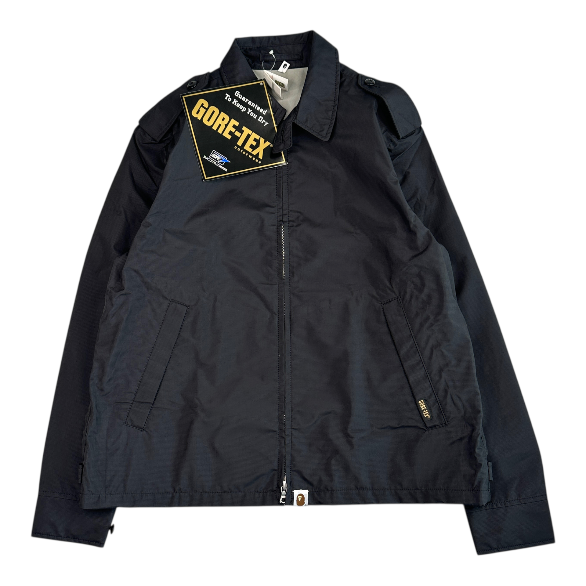 (NEW) (S) A BATHING APE GORE-TEX JACKET - BLACK