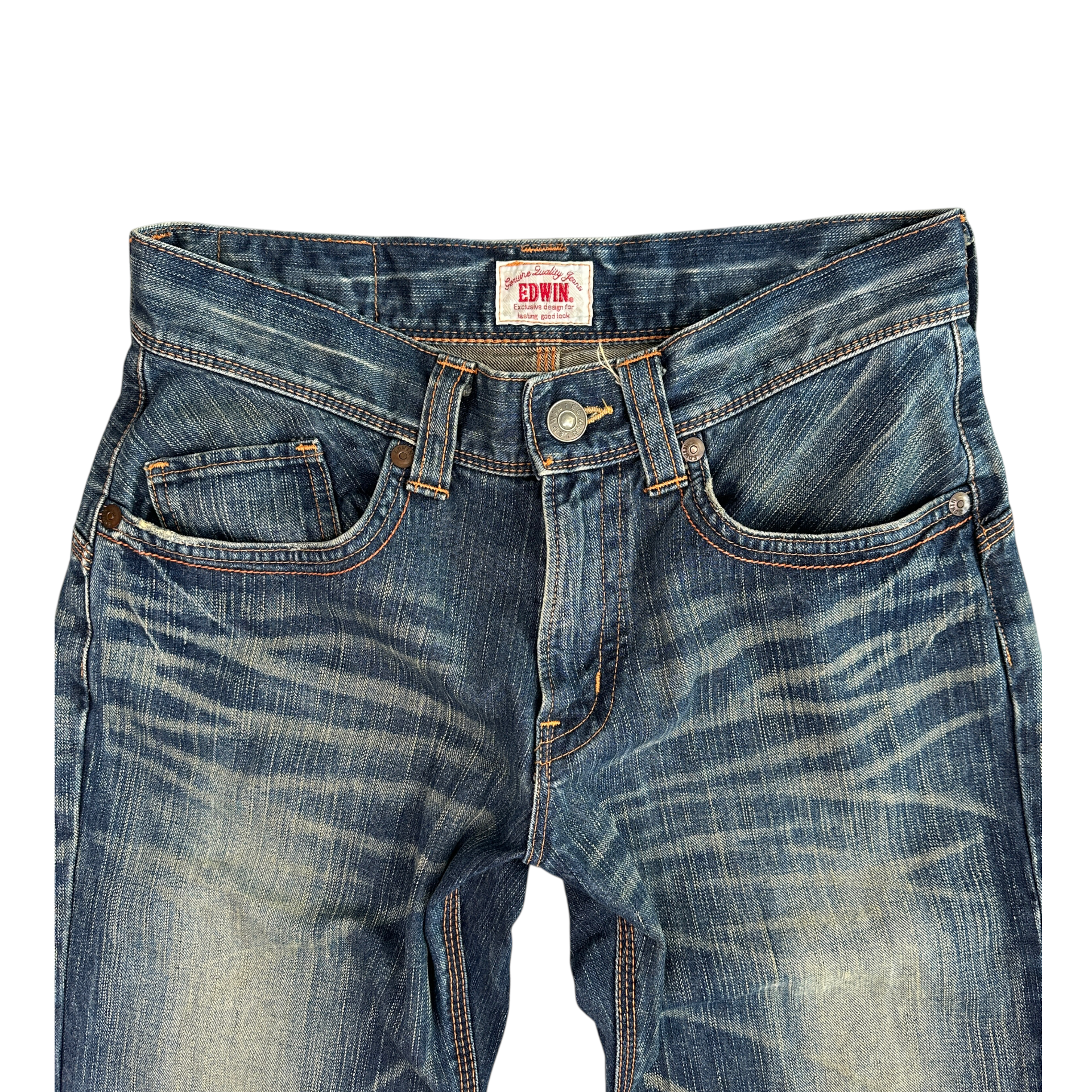 (30) EDWIN 411XVS CONTRAST STITCH BOOTCUT DENIM