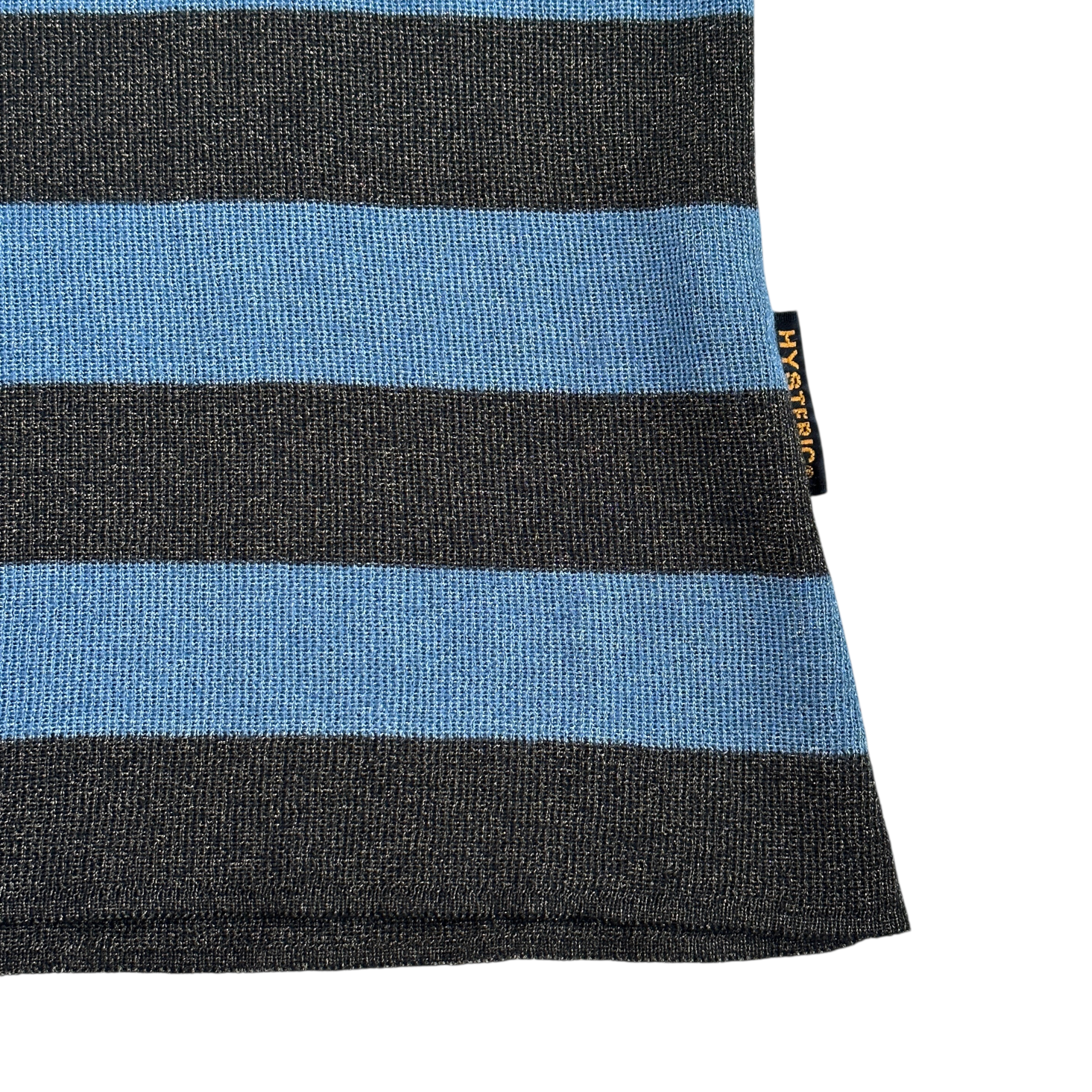 HYSTERIC GLAMOUR STRIPED VEST - BLUE
