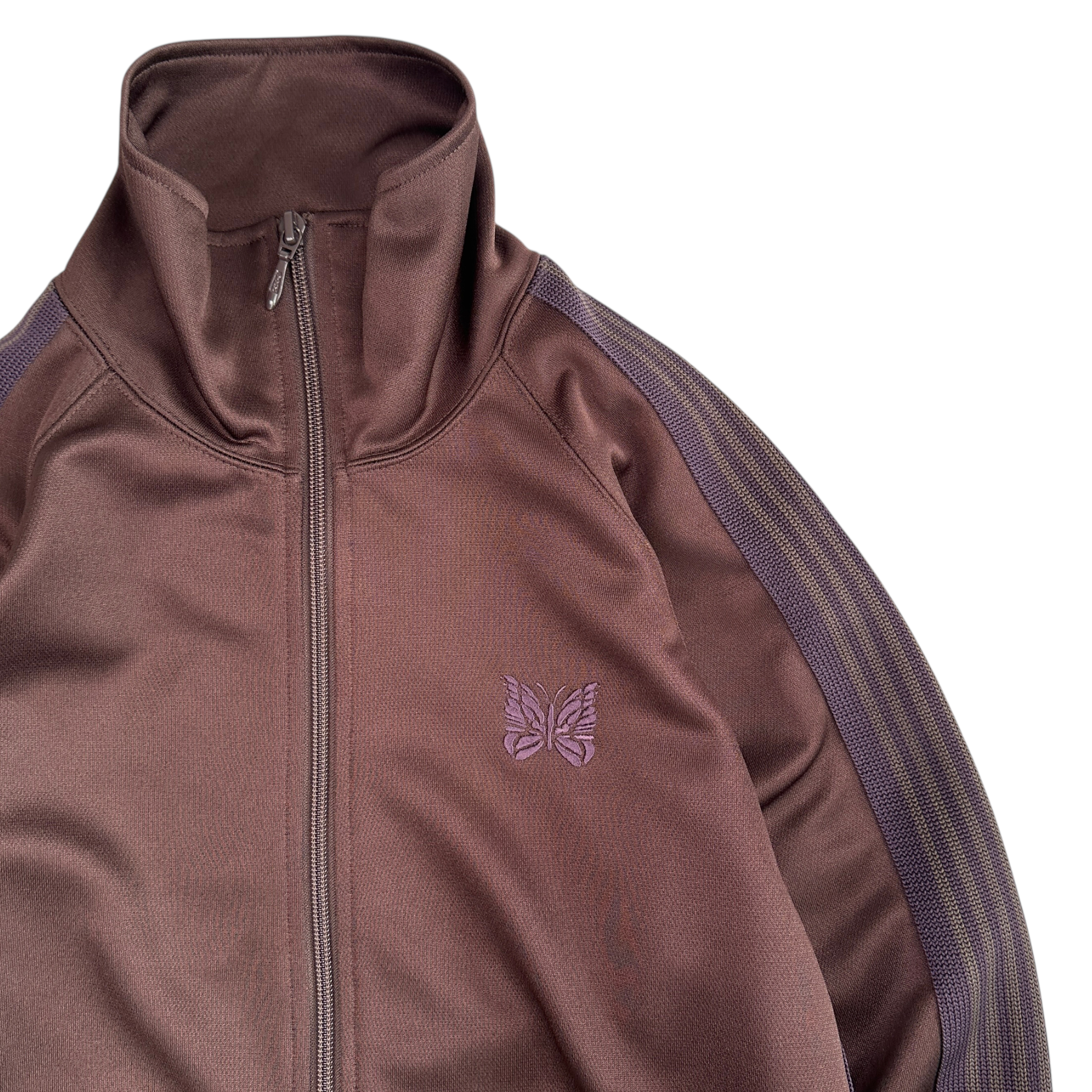 (XS) NEEDLES POLY SMOOTH TRACK JACKET - PURPLE