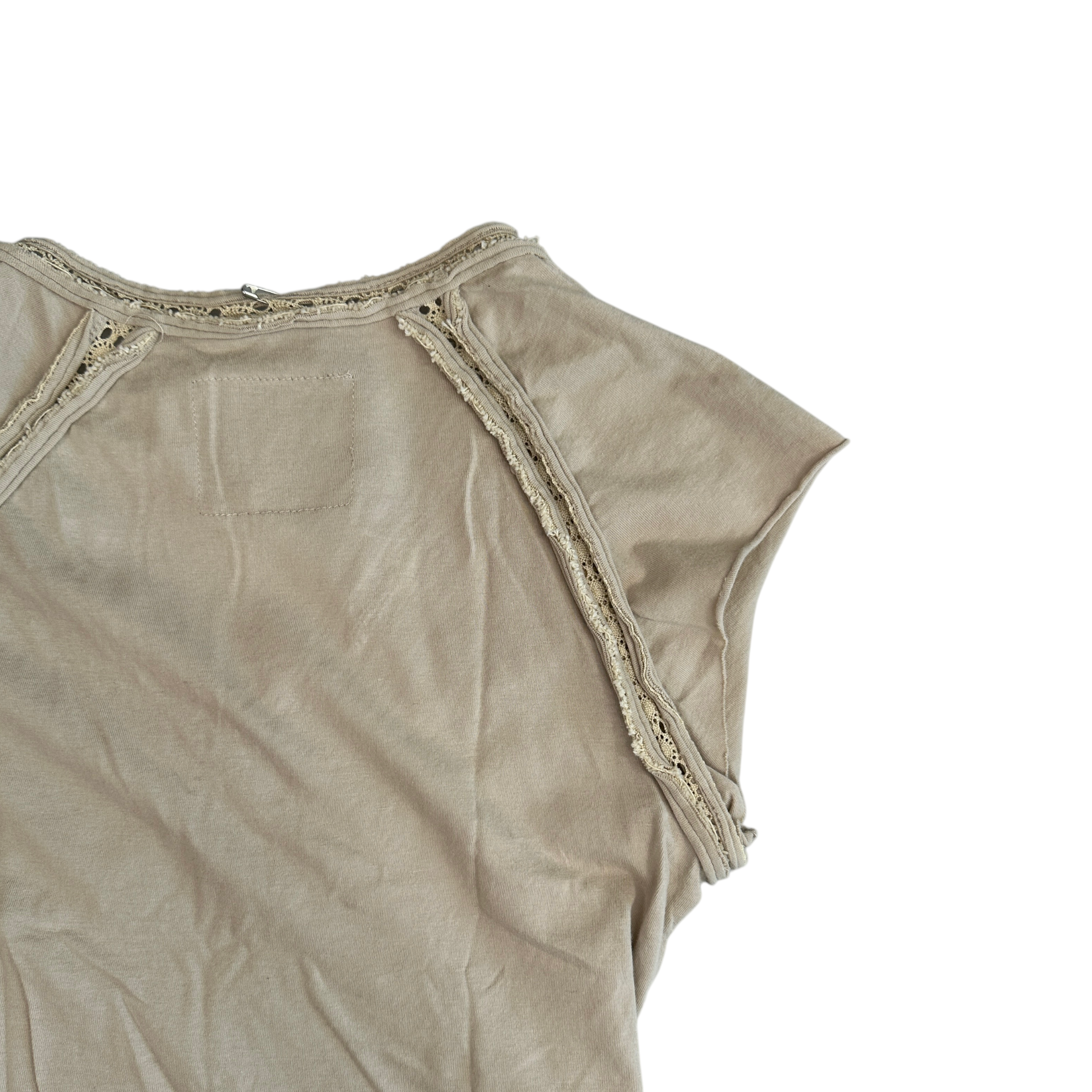 MARITHE + FRANCOIS GIRBAUD TOP - BEIGE