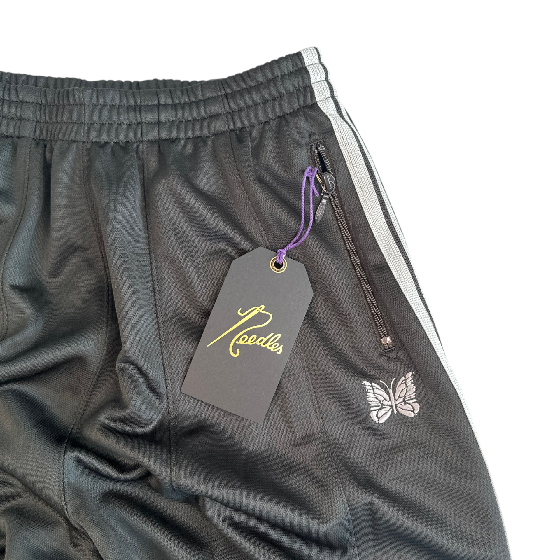 (XS) NEEDLES H.D TRACK PANTS - WINE/GREEN
