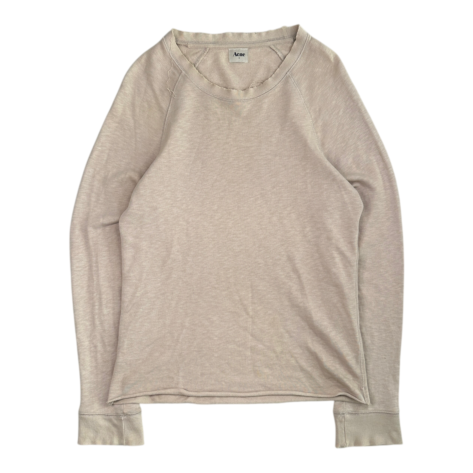 (S) ACNE STUDIOS SS11 COLLEGE CUT CREWNECK