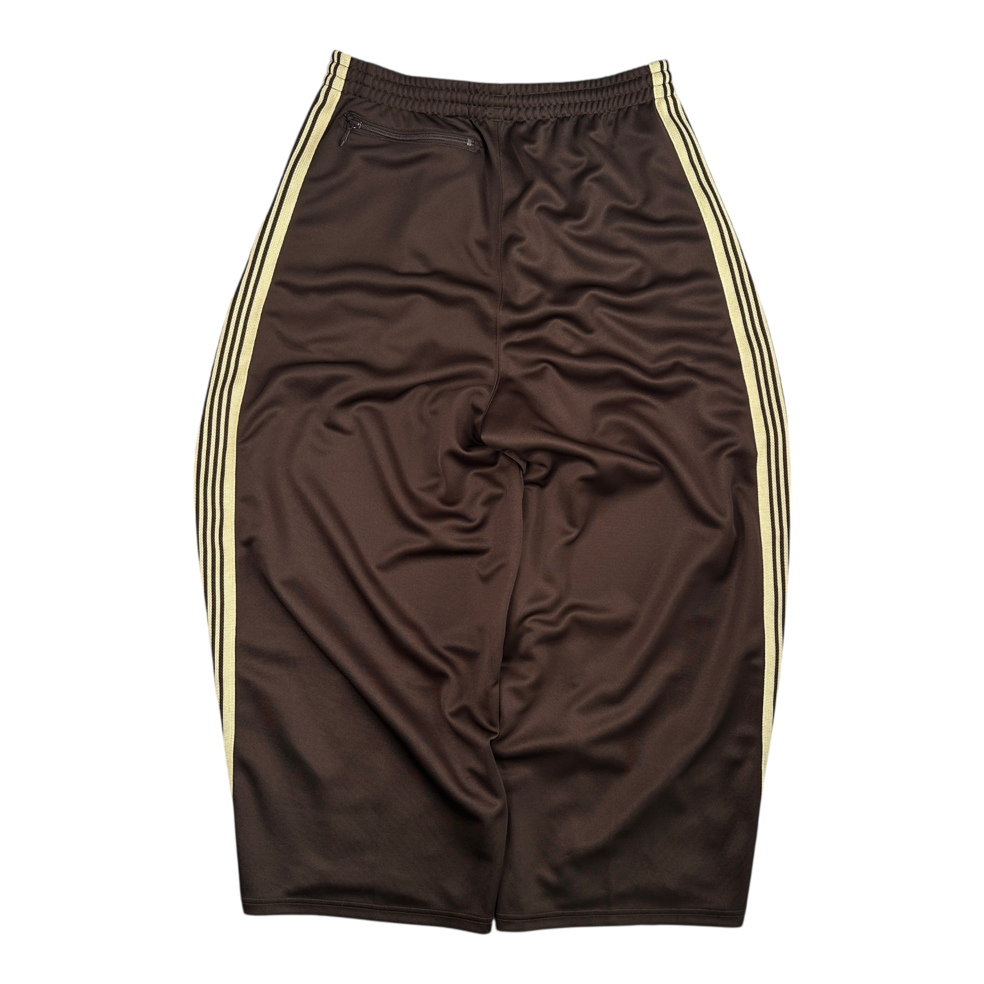 (NEW) NEEDLES H.D. TRACK PANTS - BROWN / BEIGE