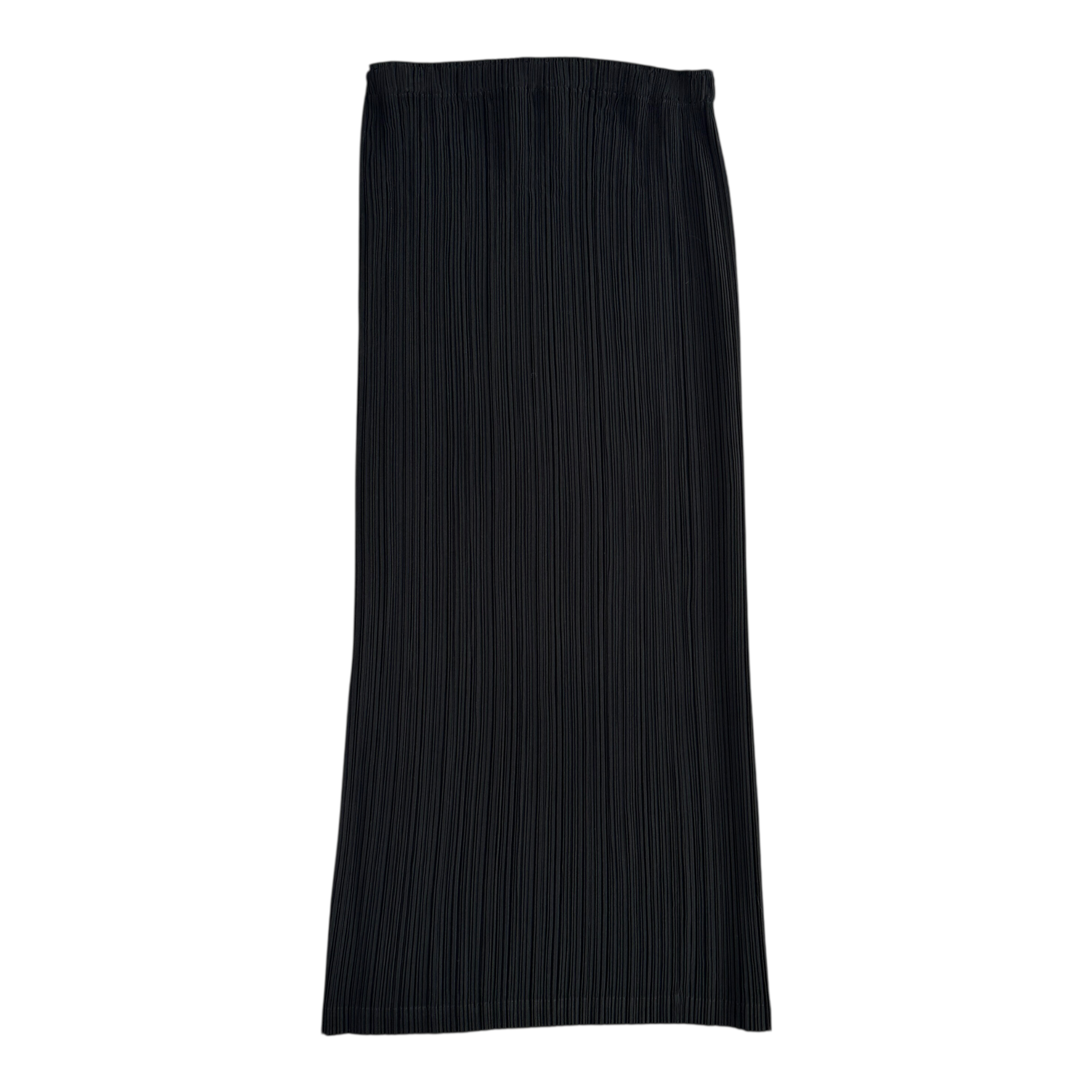 (2) ISSEY MIYAKE FETE PLEATED SKIRT - BLACK