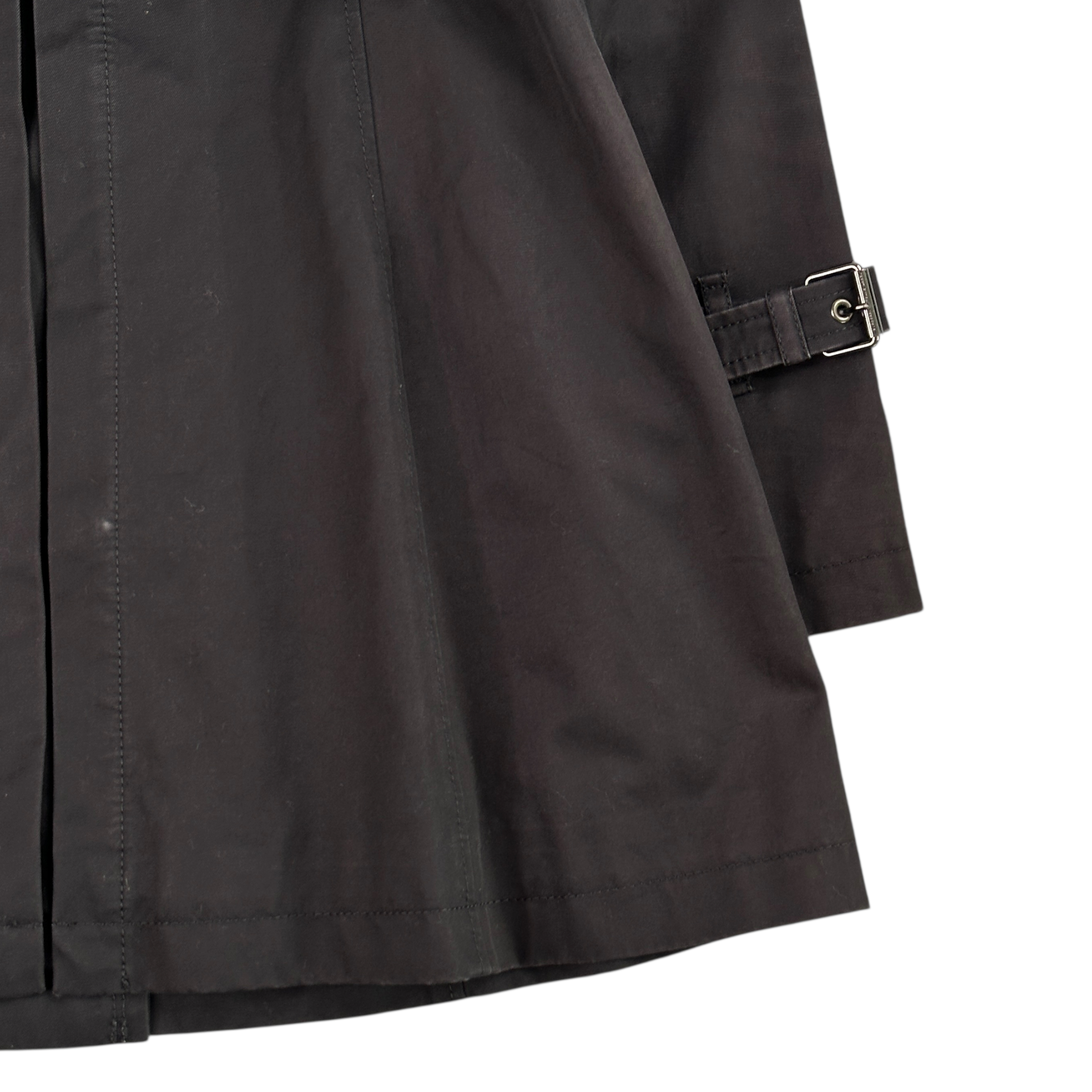 (38) BURBERRY BLUE LABEL TRENCH COAT - BLACK