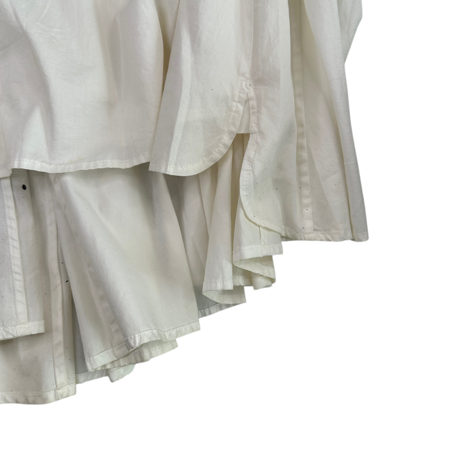 (36) MAISON MIHARA YASUHIRO SKIRT - WHITE