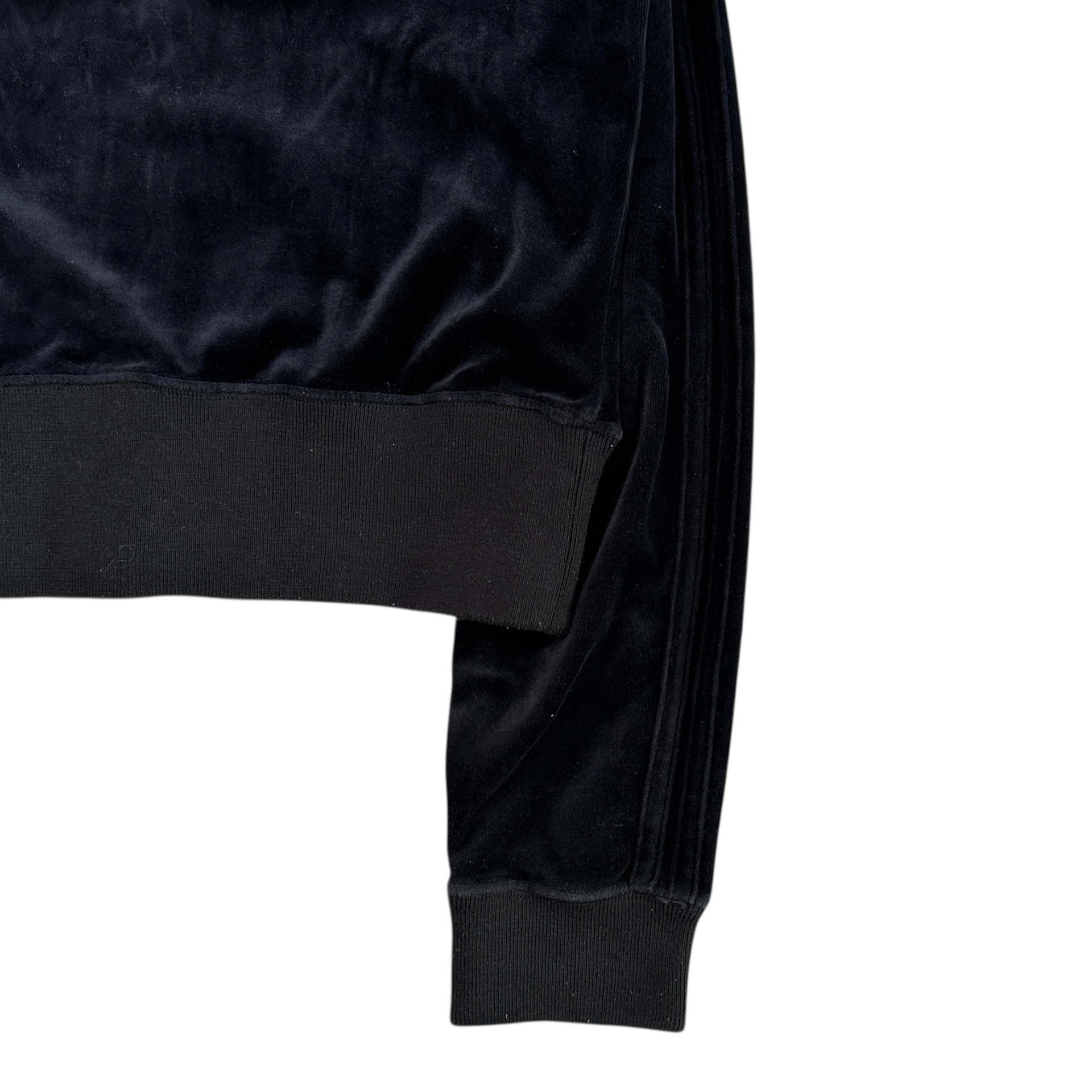 HYSTERIC GLAMOUR HYSTERICS VELOUR RHINESTONE HOODIE