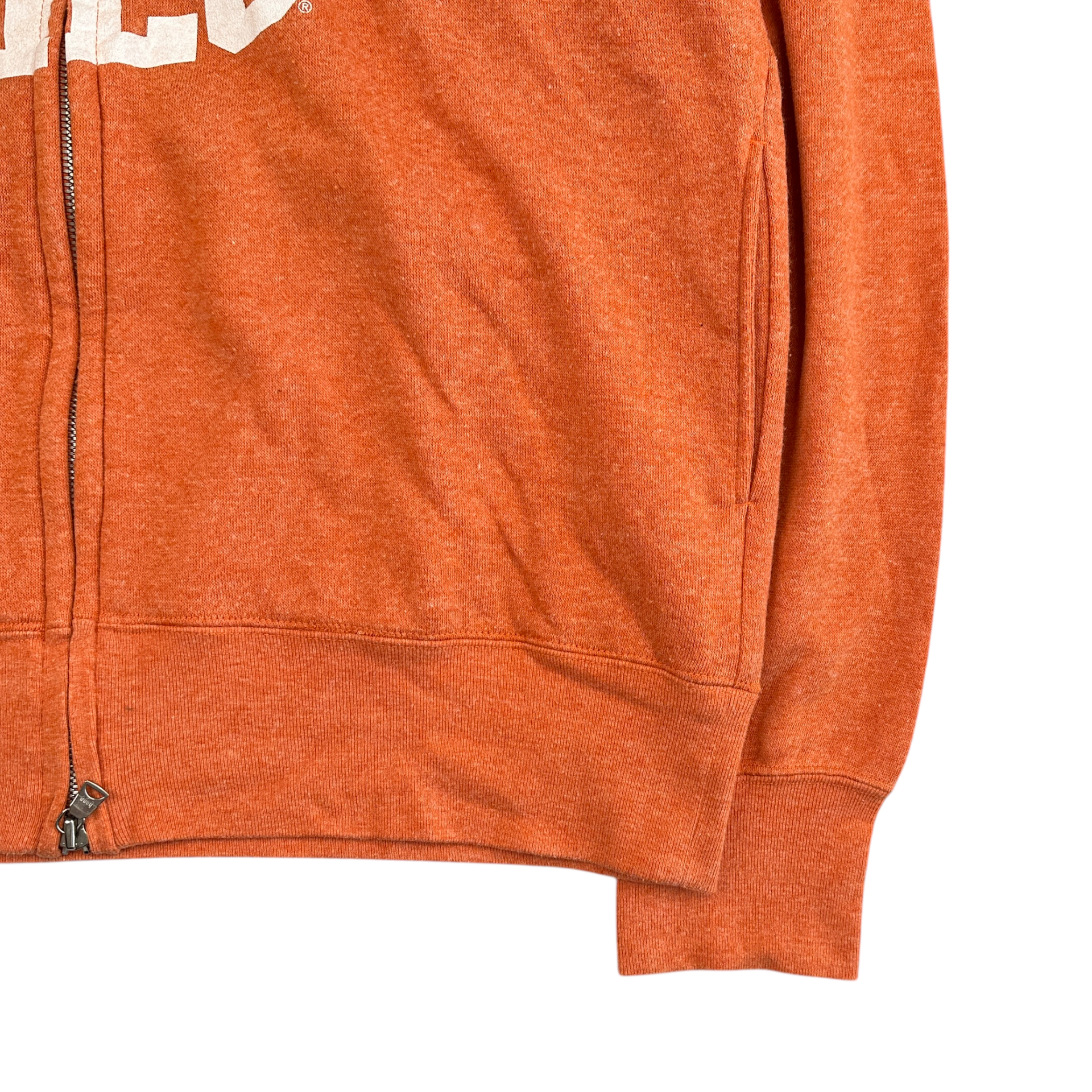 (M) BABY MILO ZIPPED LOGO HOODIE - ORANGE