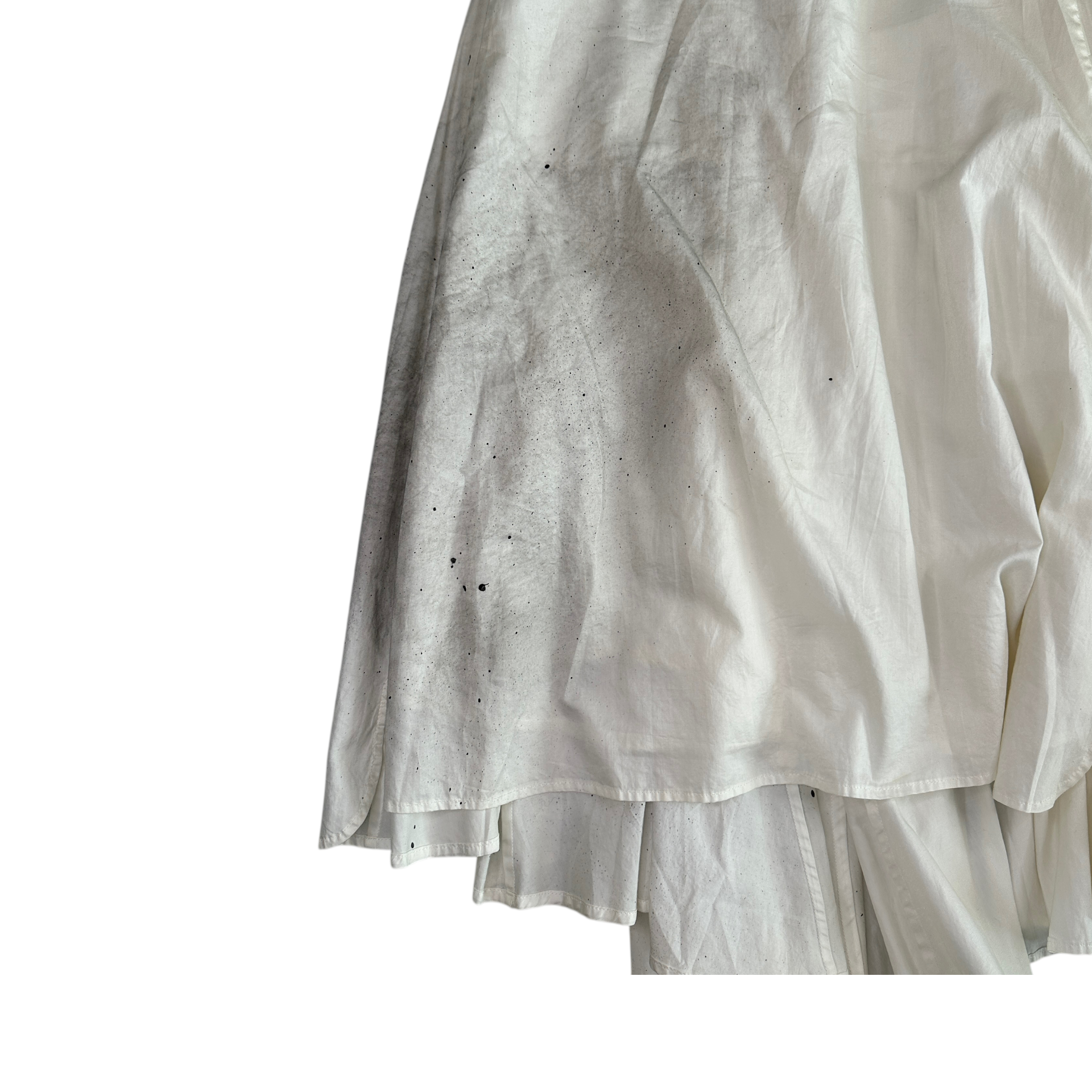 (36) MAISON MIHARA YASUHIRO SKIRT - WHITE
