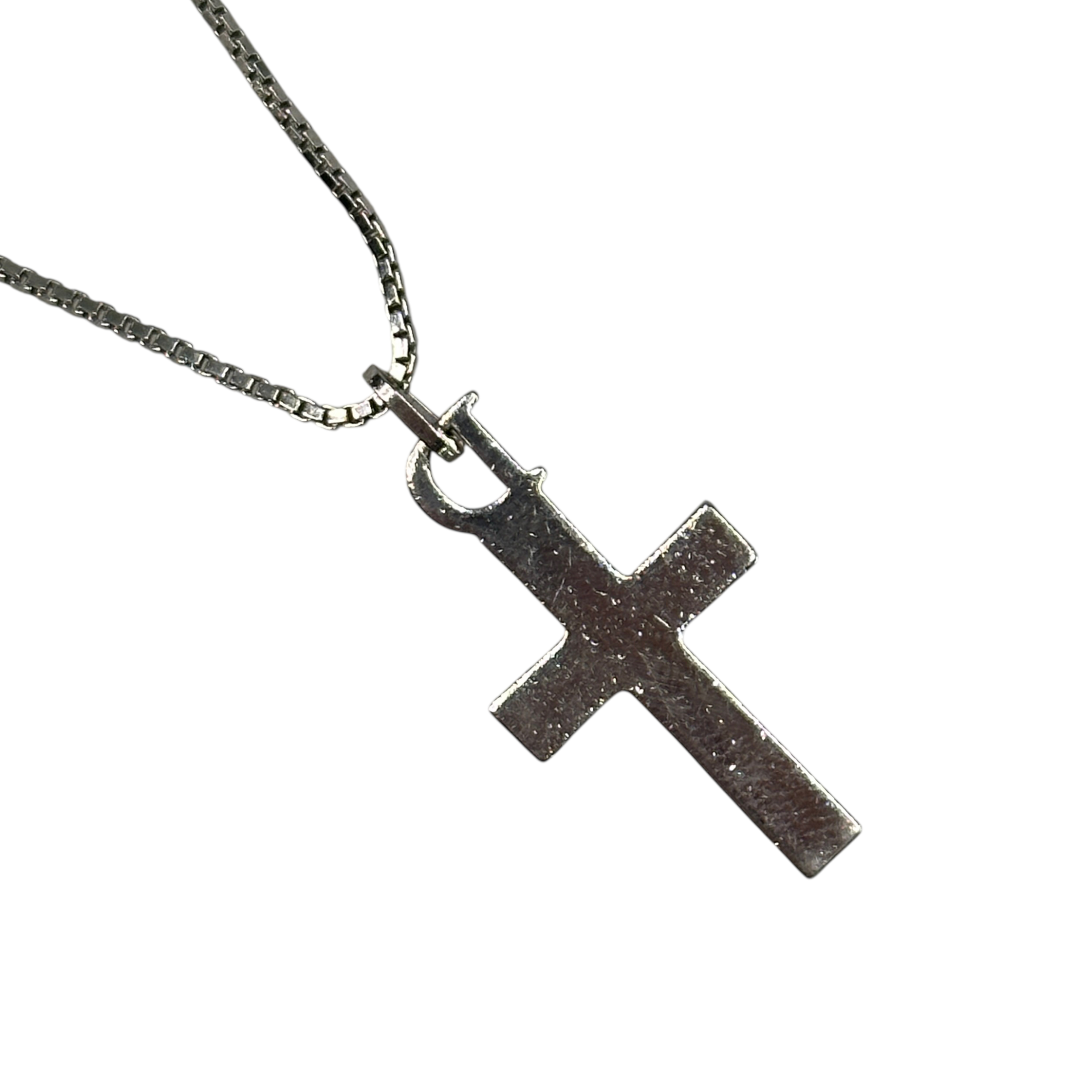 DIOR CRUCIFIX BRACELET - SILVER PLATED