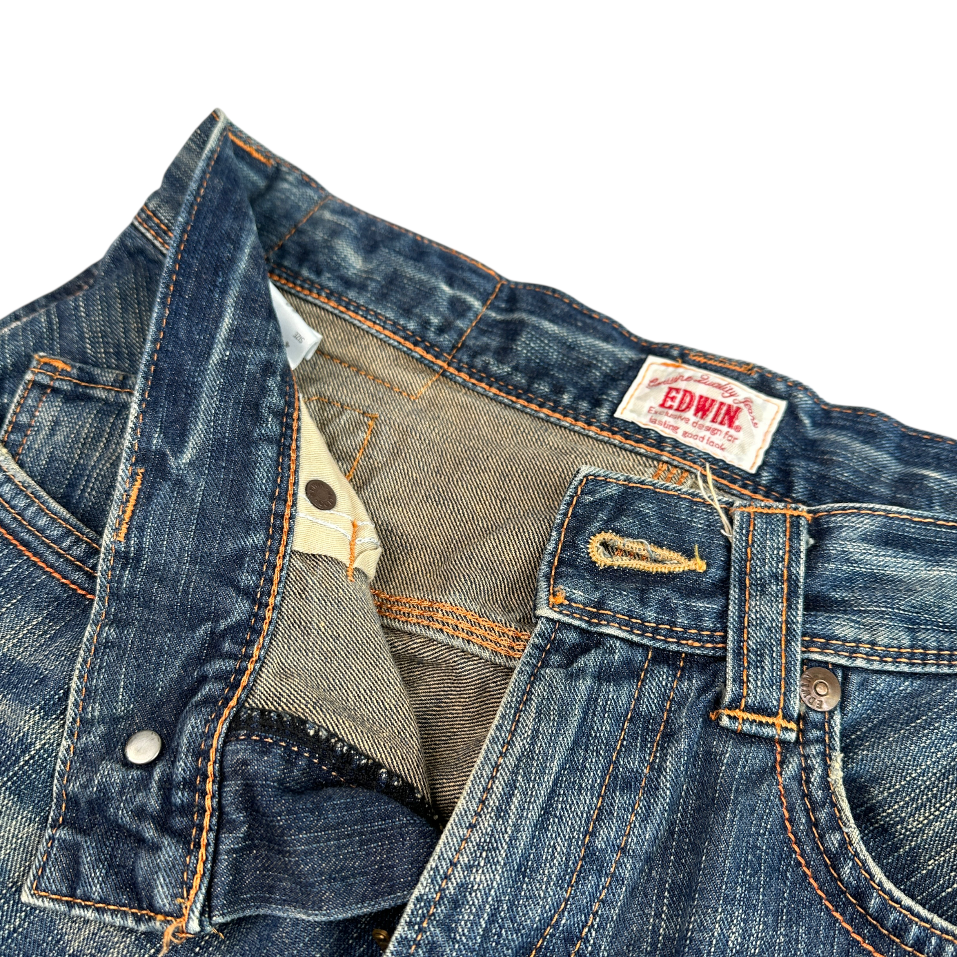(30) EDWIN 411XVS CONTRAST STITCH BOOTCUT DENIM