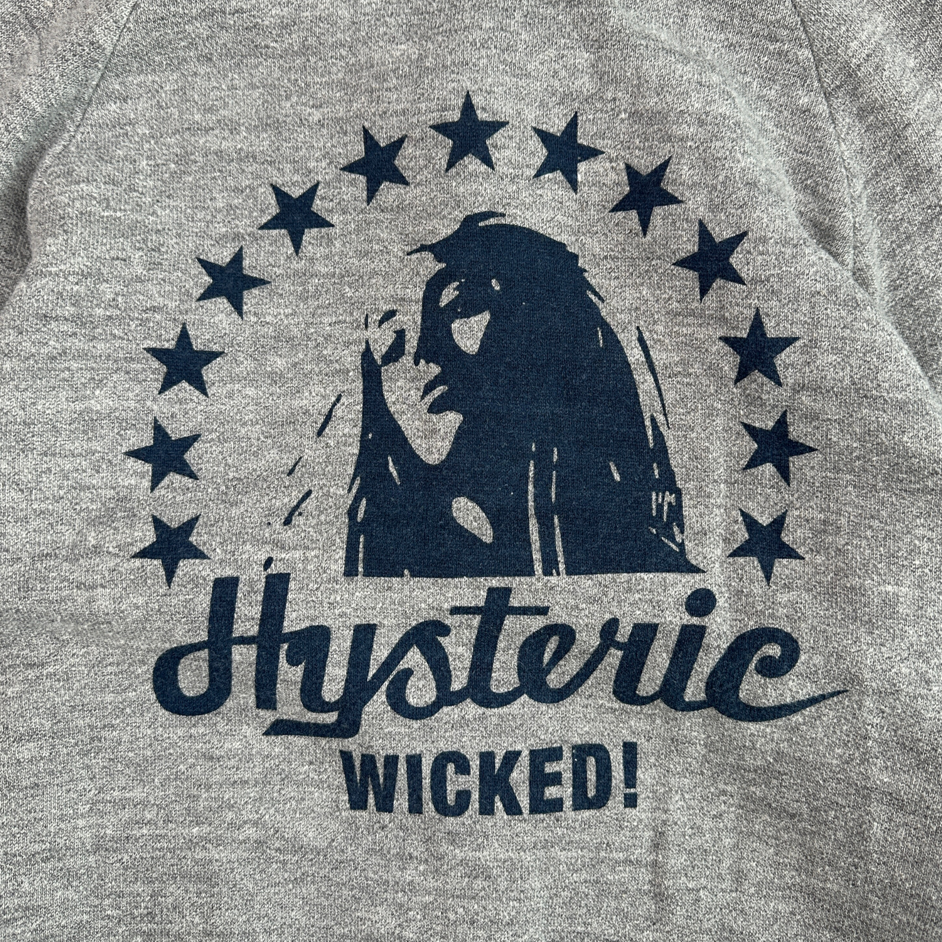 (S) HYSTERIC GLAMOUR 'WICKED' SNAP BUTTON HOODIE