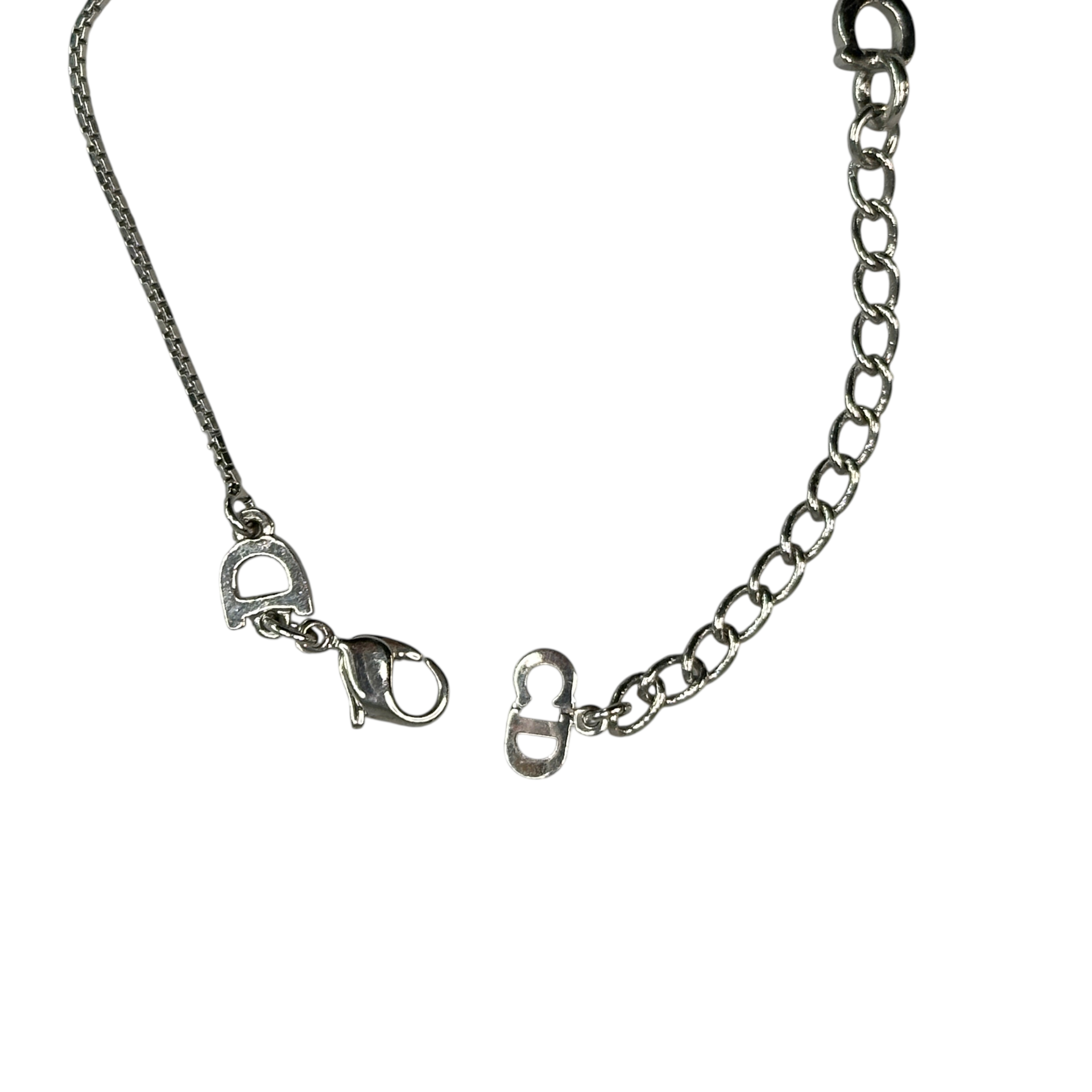 DIOR CRUCIFIX BRACELET - SILVER PLATED