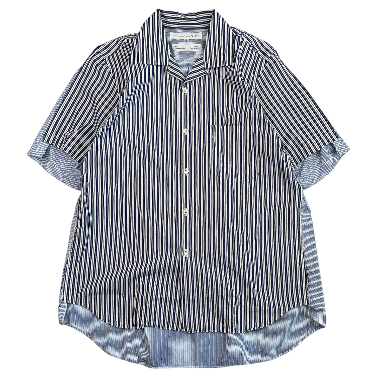 (S) COMME DES GARCONS SHIRT SHORT SLEEVE BUTTON UP SHIRT
