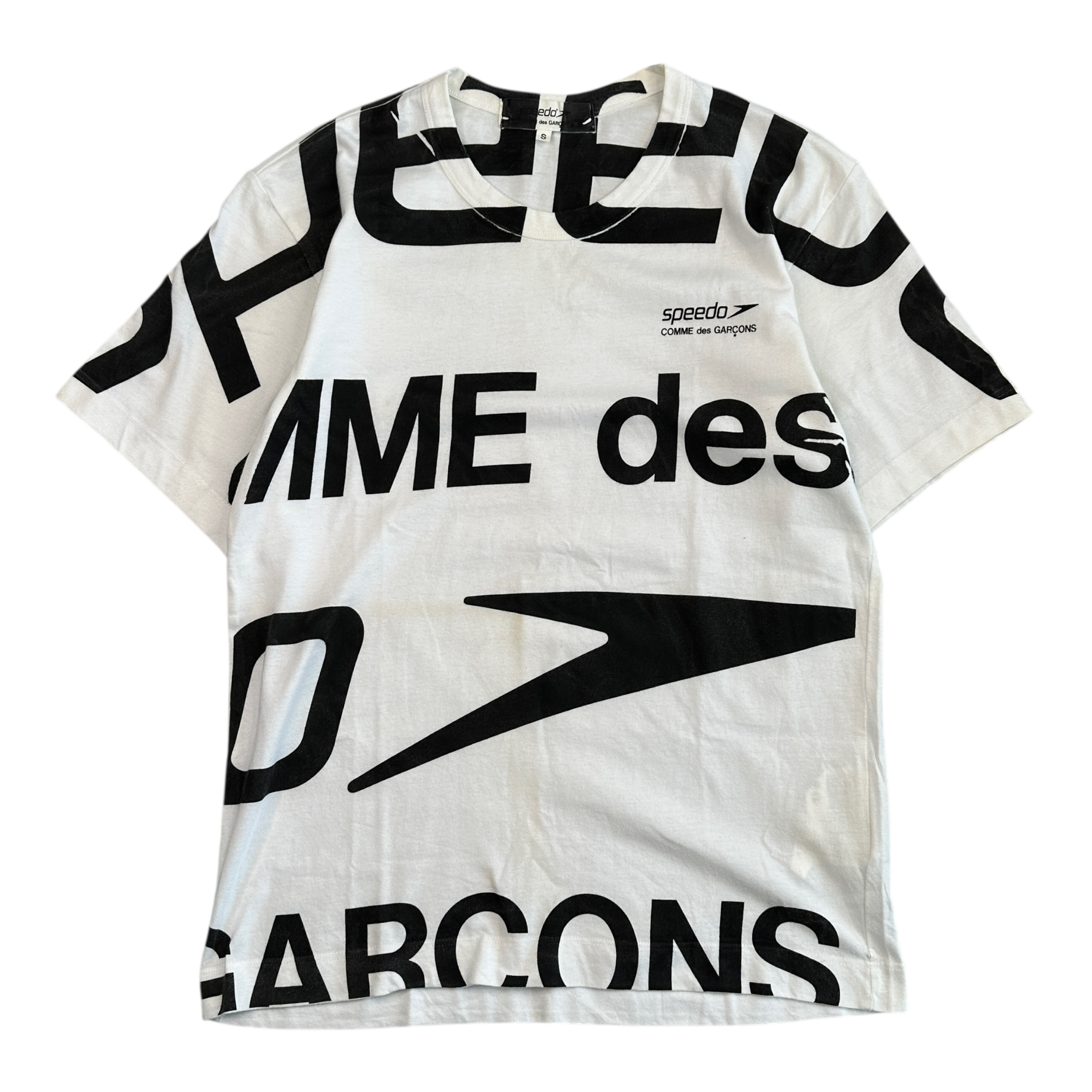 (S) COMME DES GARCONS X SPEEDO T-SHIRT - WHITE