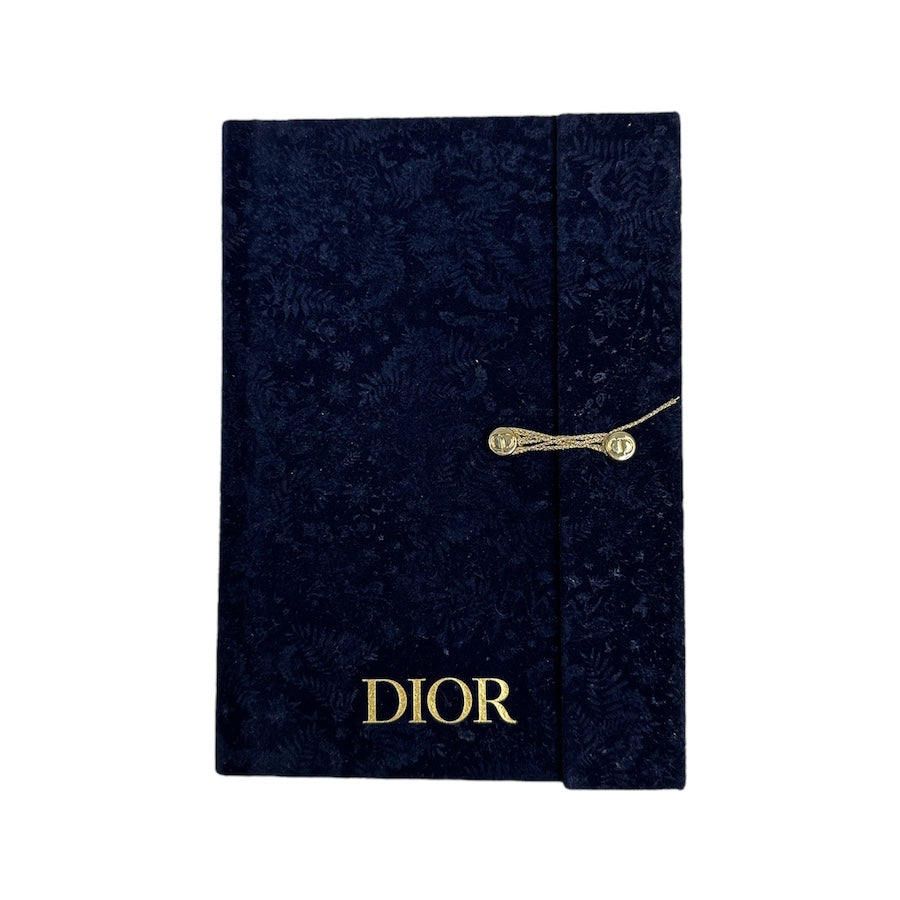 (new, no box) DIOR velour notebook