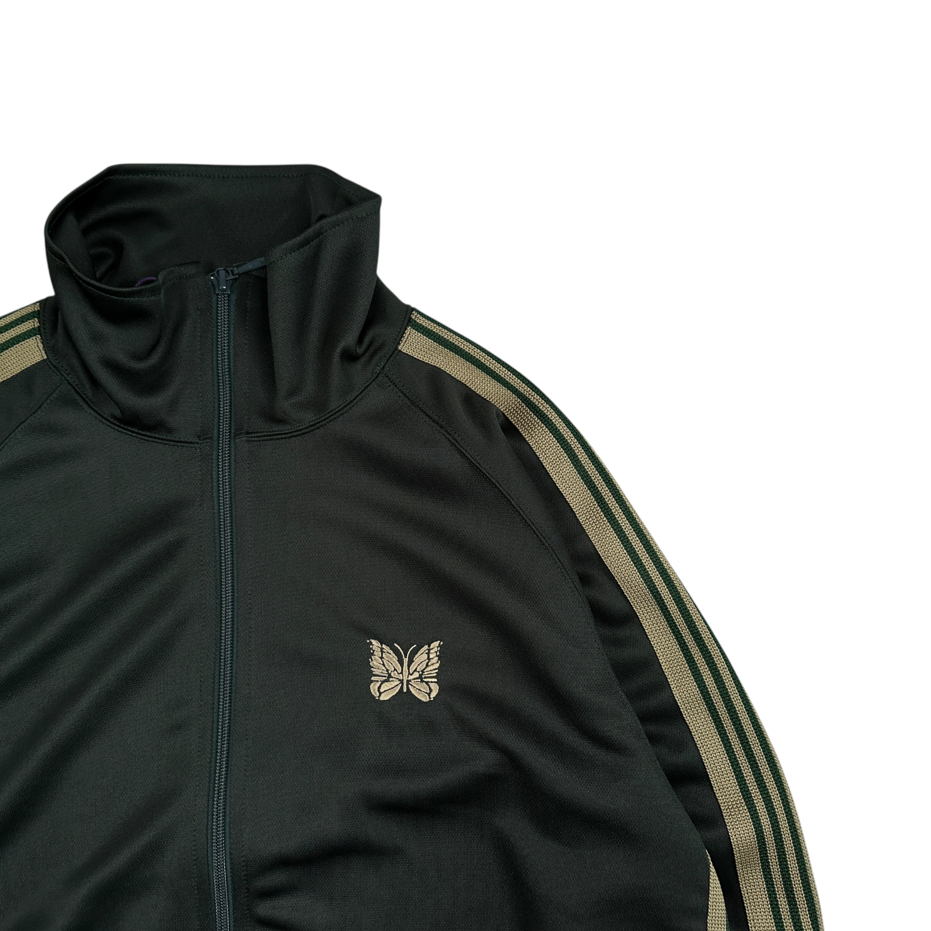 (NEW) NEEDLES POLY SMOOTH TRACK JACKET - GREEN