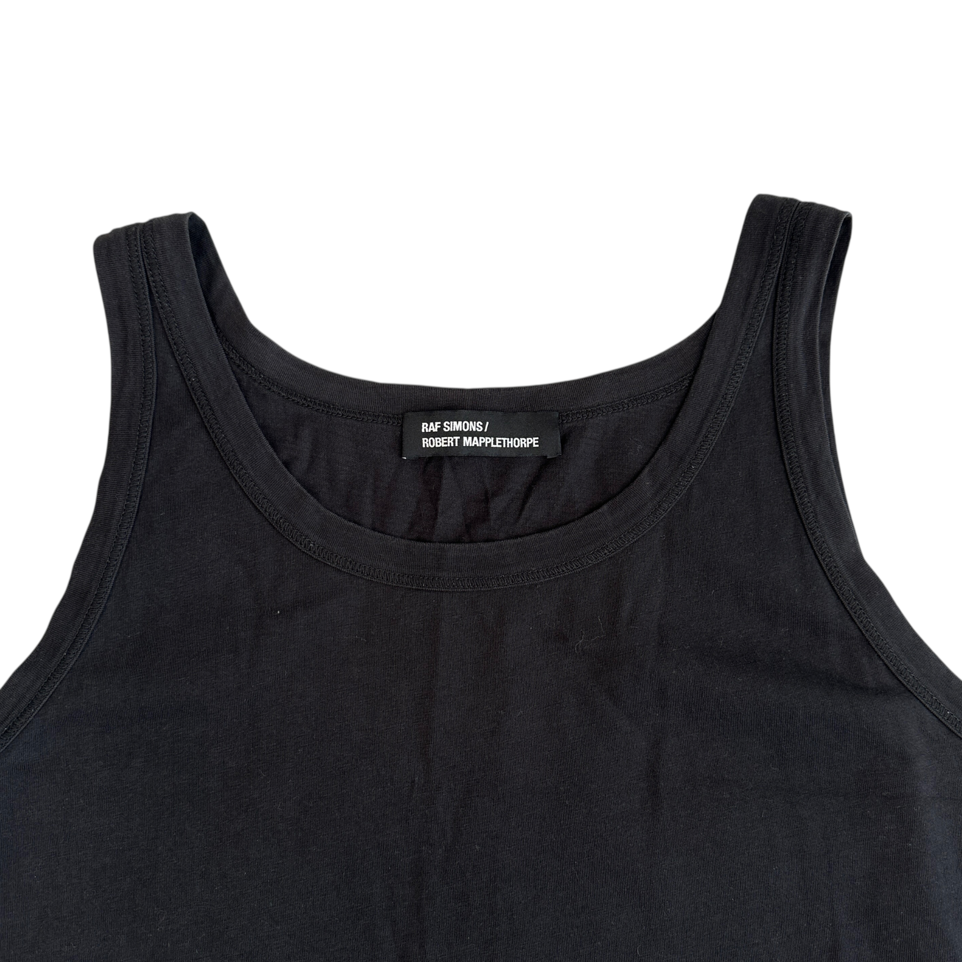 (S) RAF SIMONS/ROBER MAPPLETHORPE VEST - BLACK