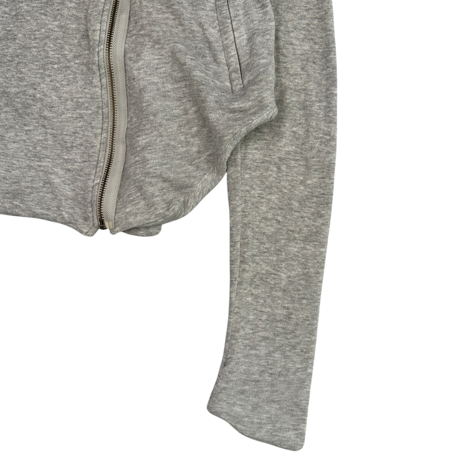 (S) HELMUT LANG ASYMMETRICAL ZIP JACKET - GREY