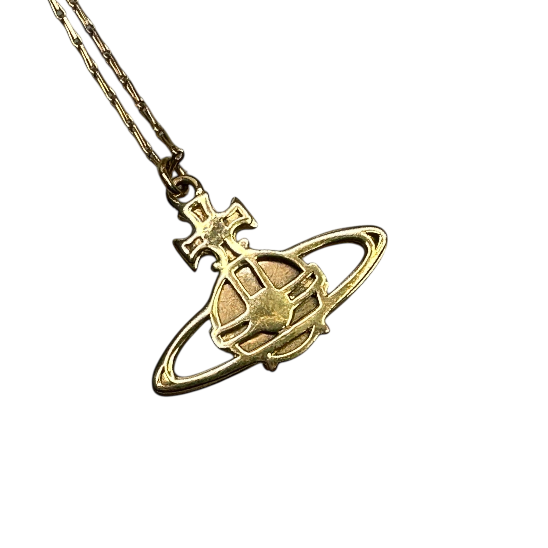 VIVIENNE WESTWOOD SUZIE ORB NECKLACE - GOLD PLATED (BRASS)