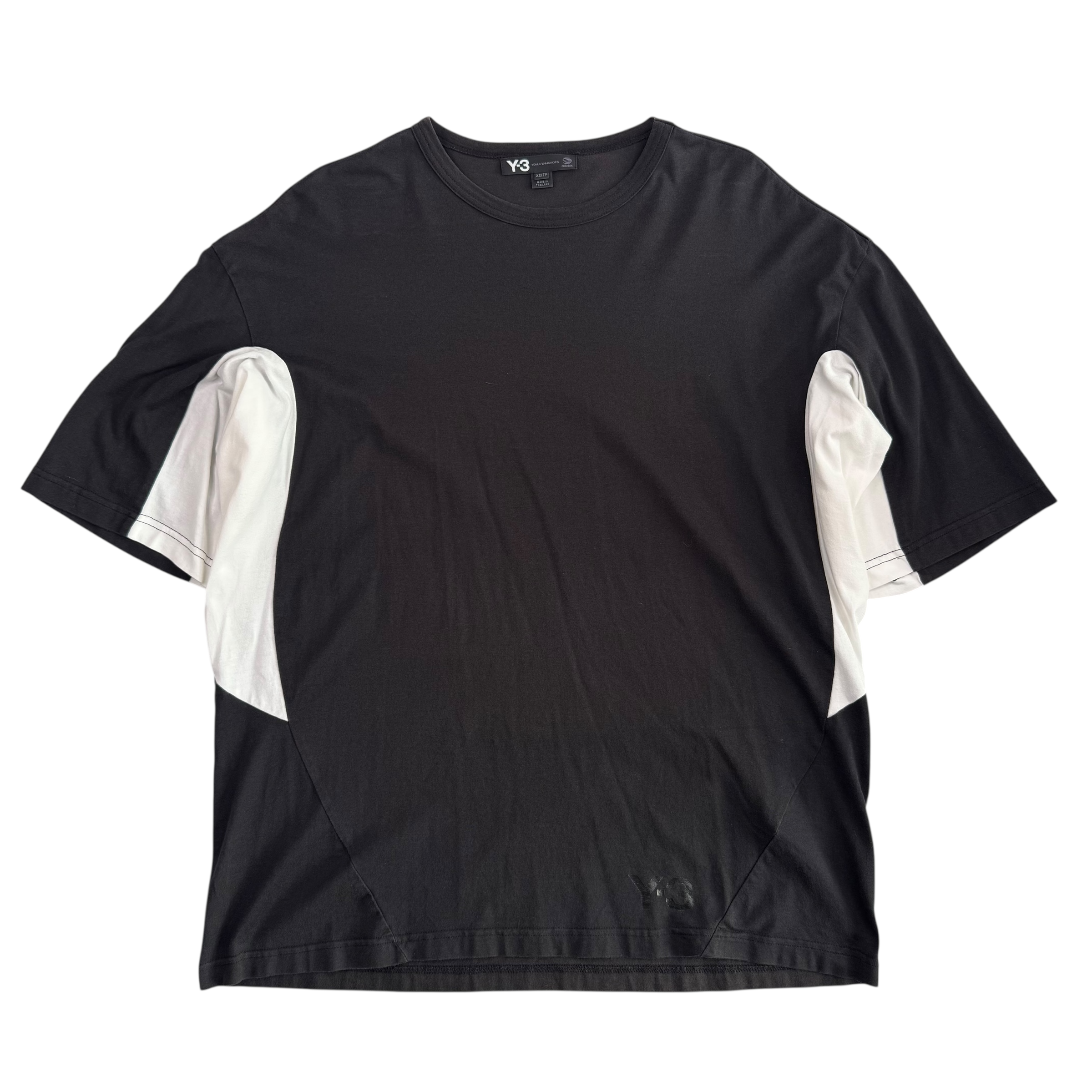 (XS) ADIDAS Y-3 T-SHIRT - BLACK/WHITE