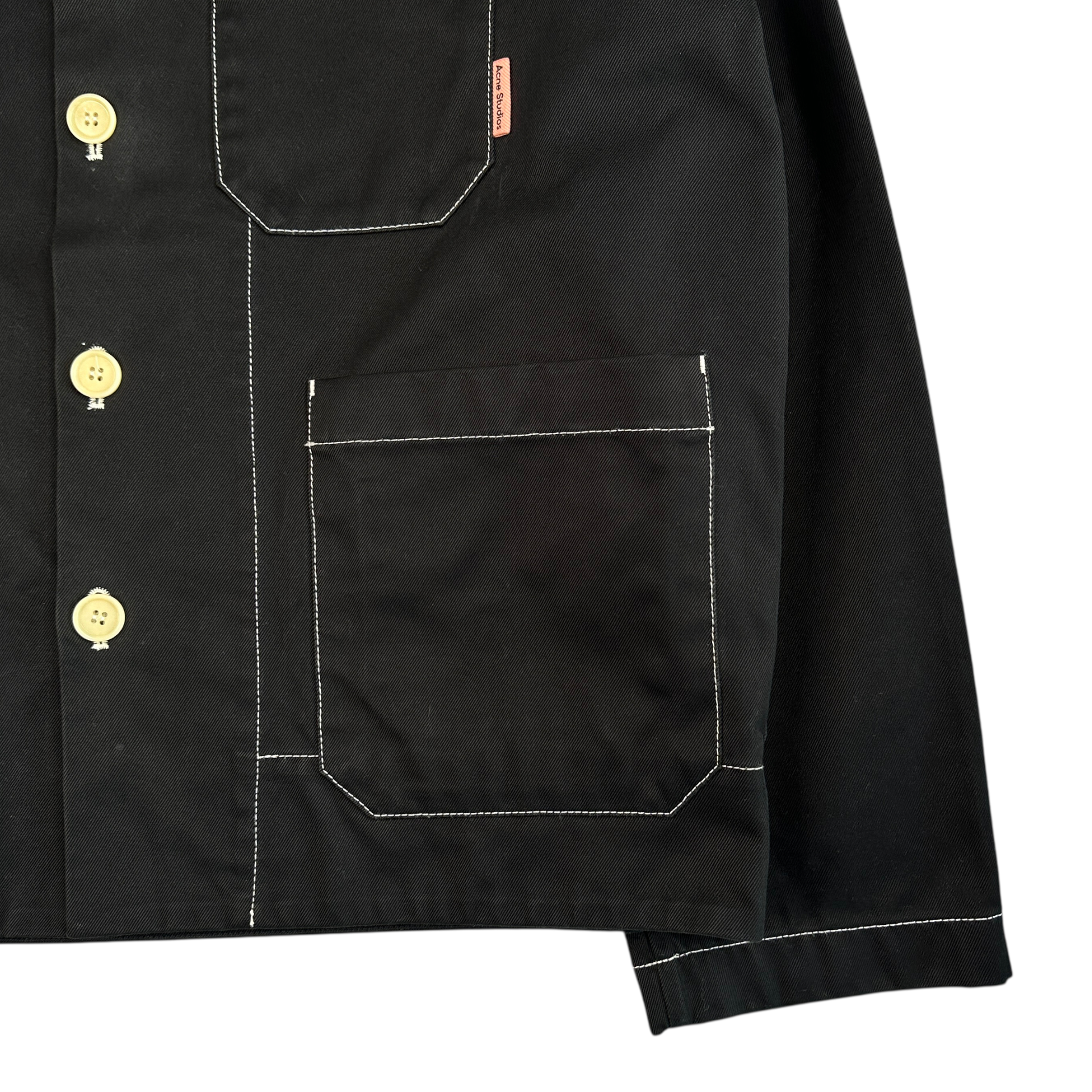 (46) ACNE STUDIOS CONTRAST STITCH CHORE JACKET