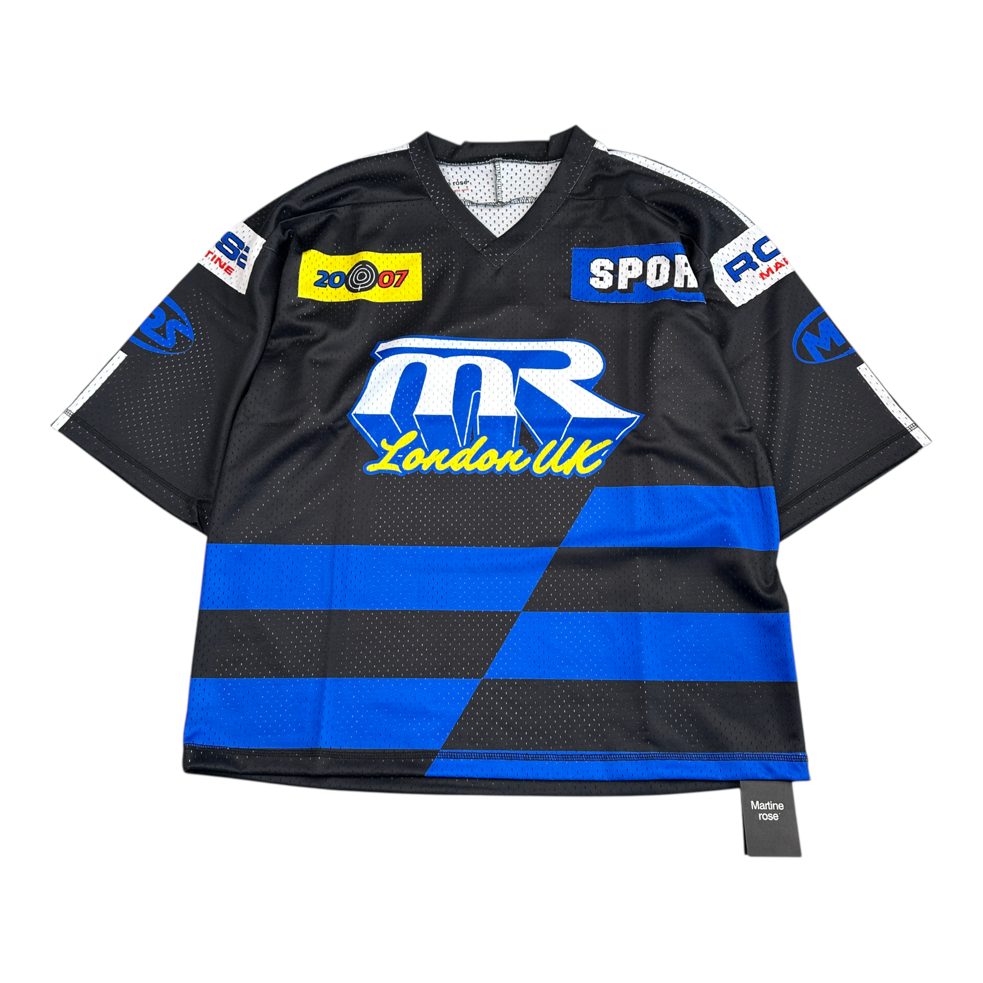 (S) MARTINE ROSE OVERSIZED FOOTBALL JERSEY