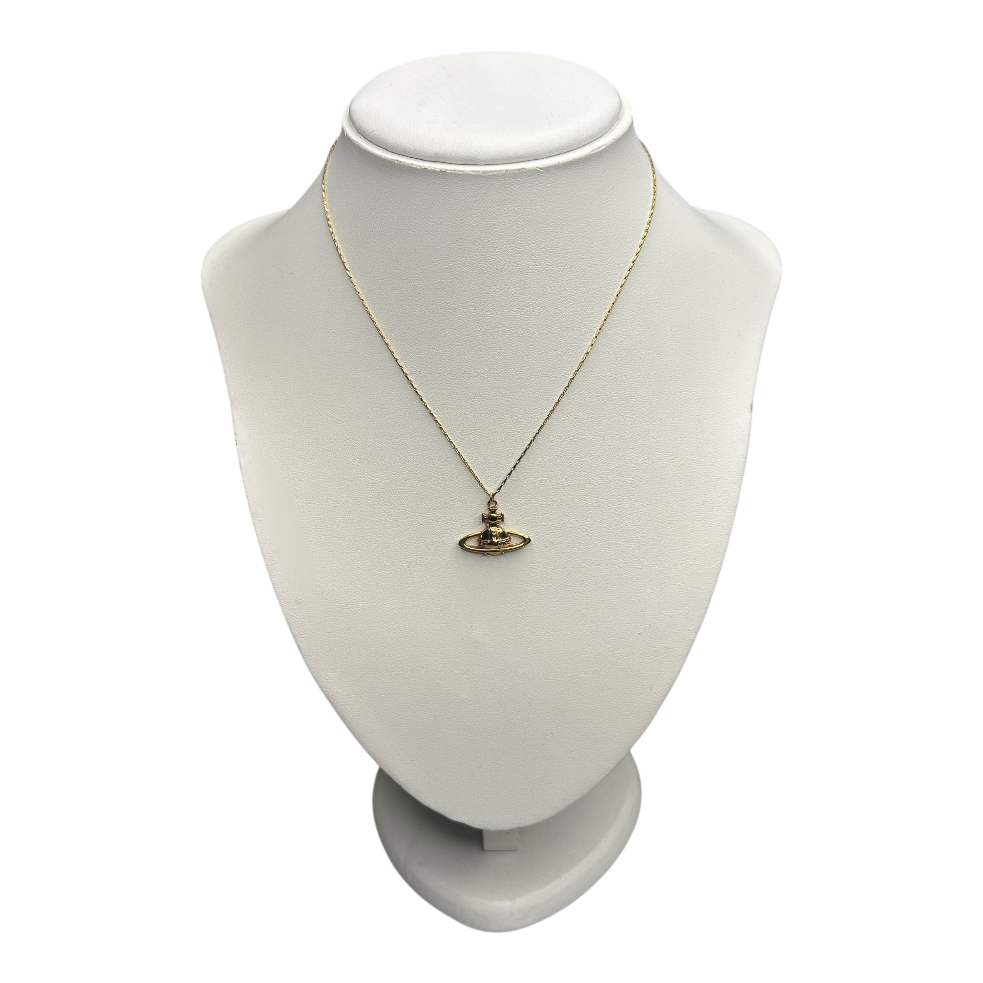 VIVIENNE WESTWOOD SUZIE ORB NECKLACE - GOLD PLATED (BRASS)