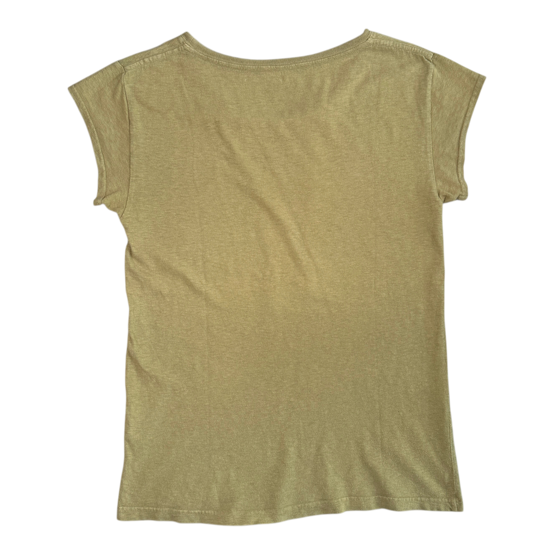 (3) KAPITAL DRAWSTRING T-SHIRT - LIGHT KHAKI