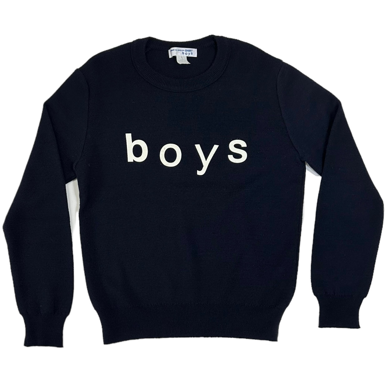 COMME DES GARCONS BOYS KNITTED SWEATER