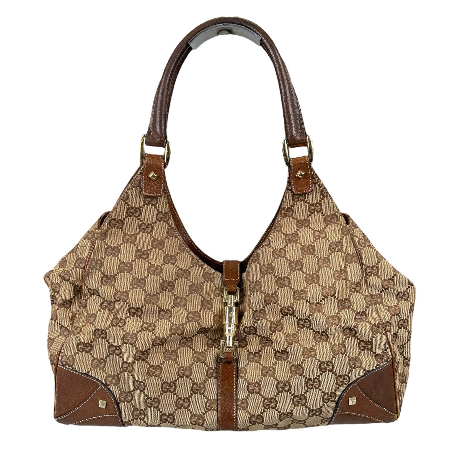GUCCI GG CANVAS JACKIE BAG (2)